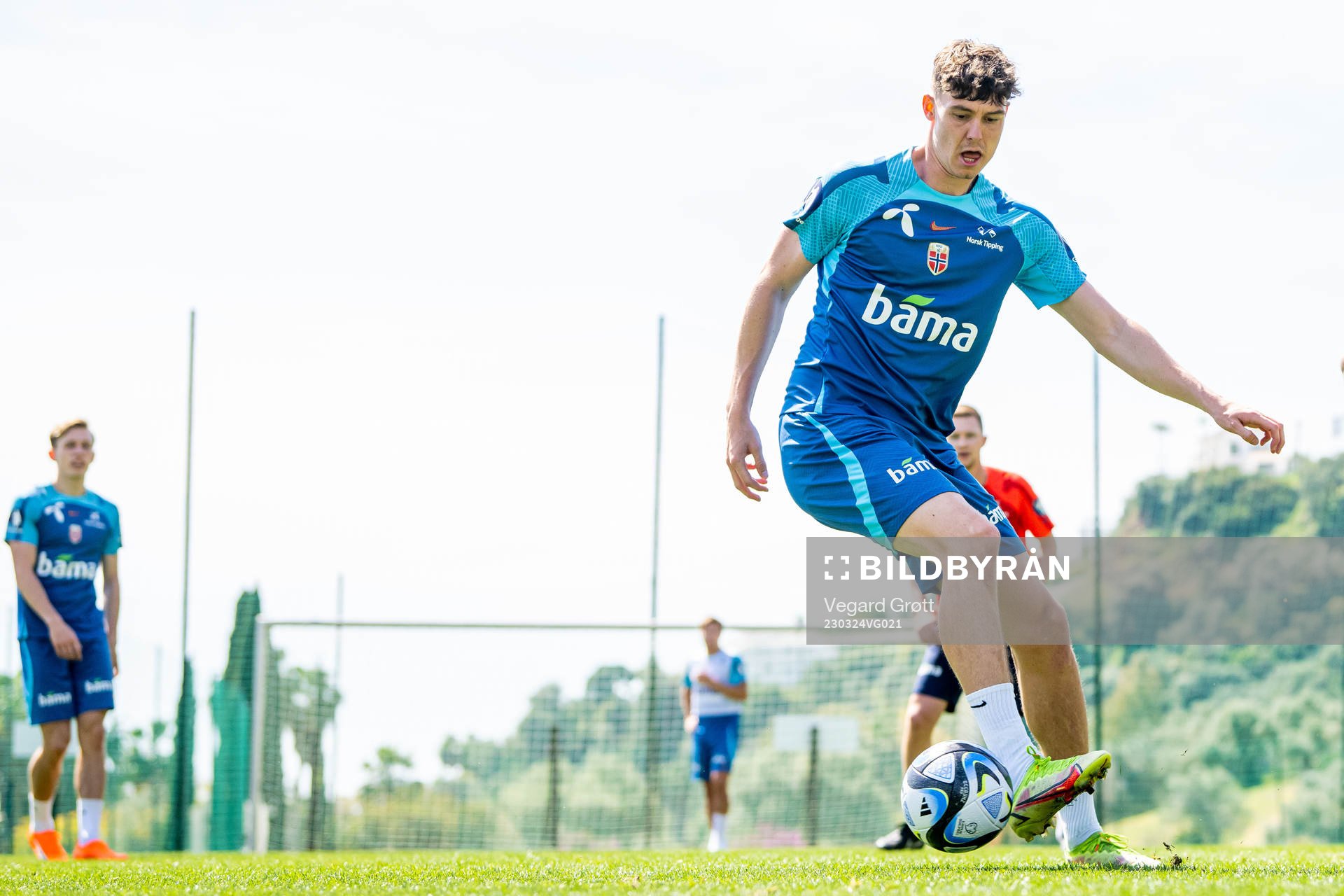 Jørgen Strand Larsen of the Norwegian national football