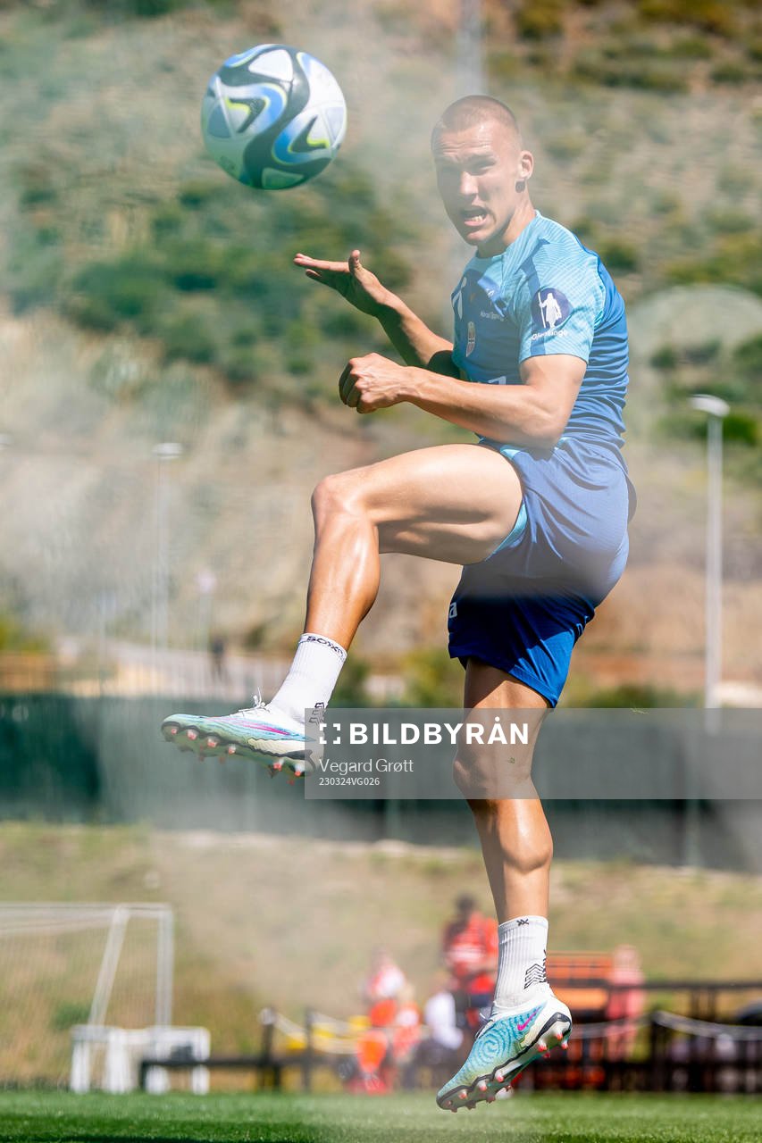 Leo Skiri Østigård of the Norwegian national football team