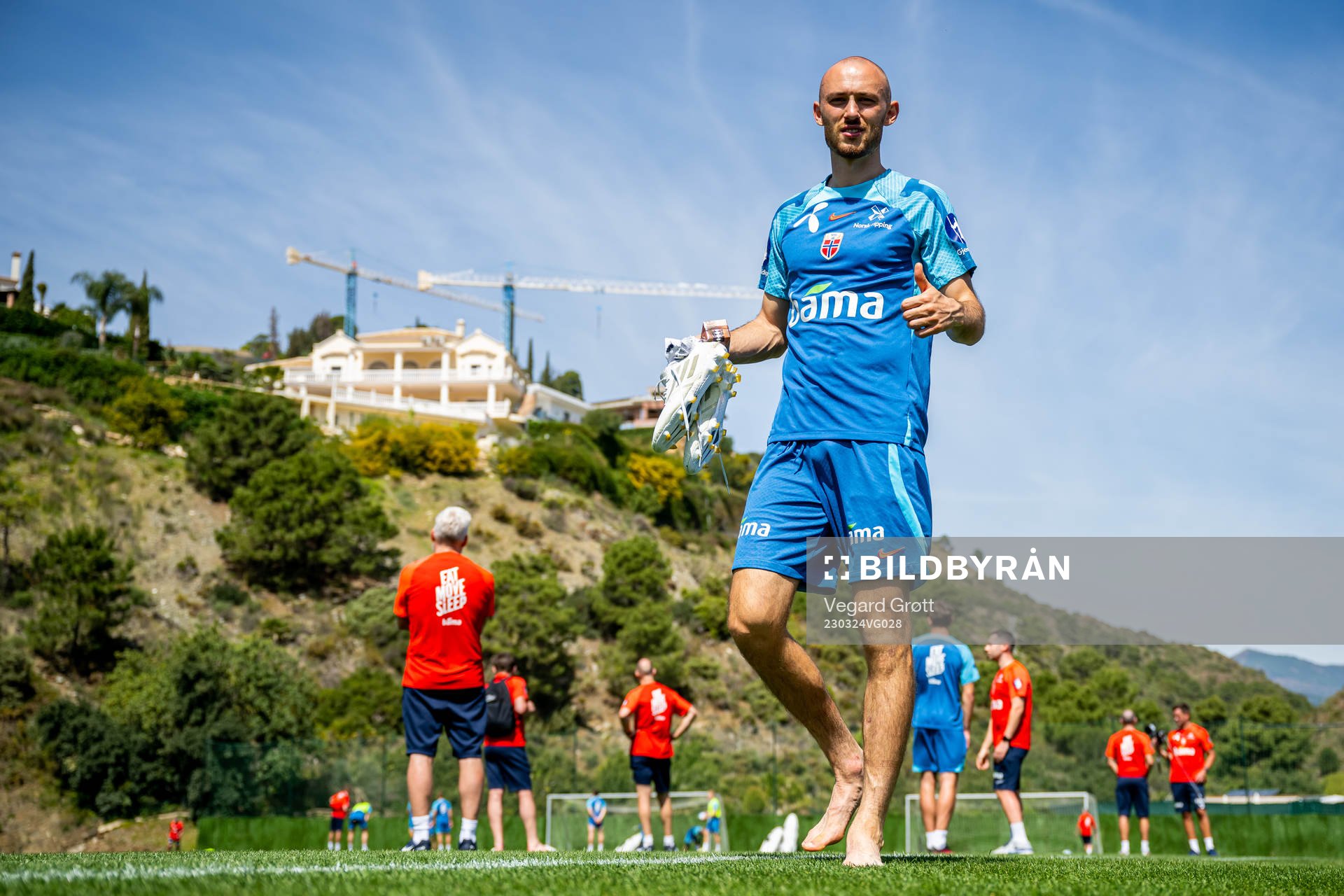 Fredrik Aursnes of the Norwegian national football team