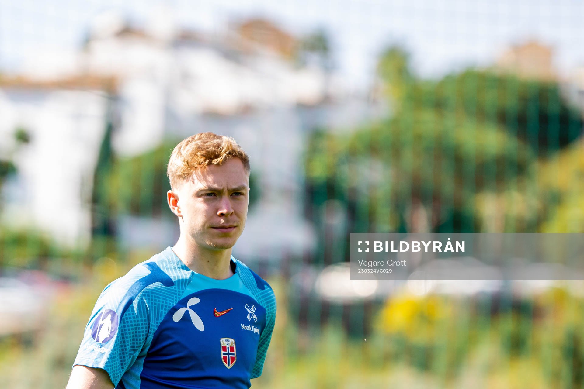 Ola Brynhildsen of the Norwegian national football team