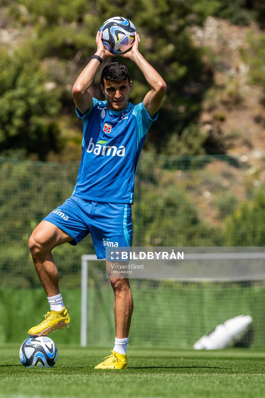 Mohamed Elyounoussi of the Norwegian national football team