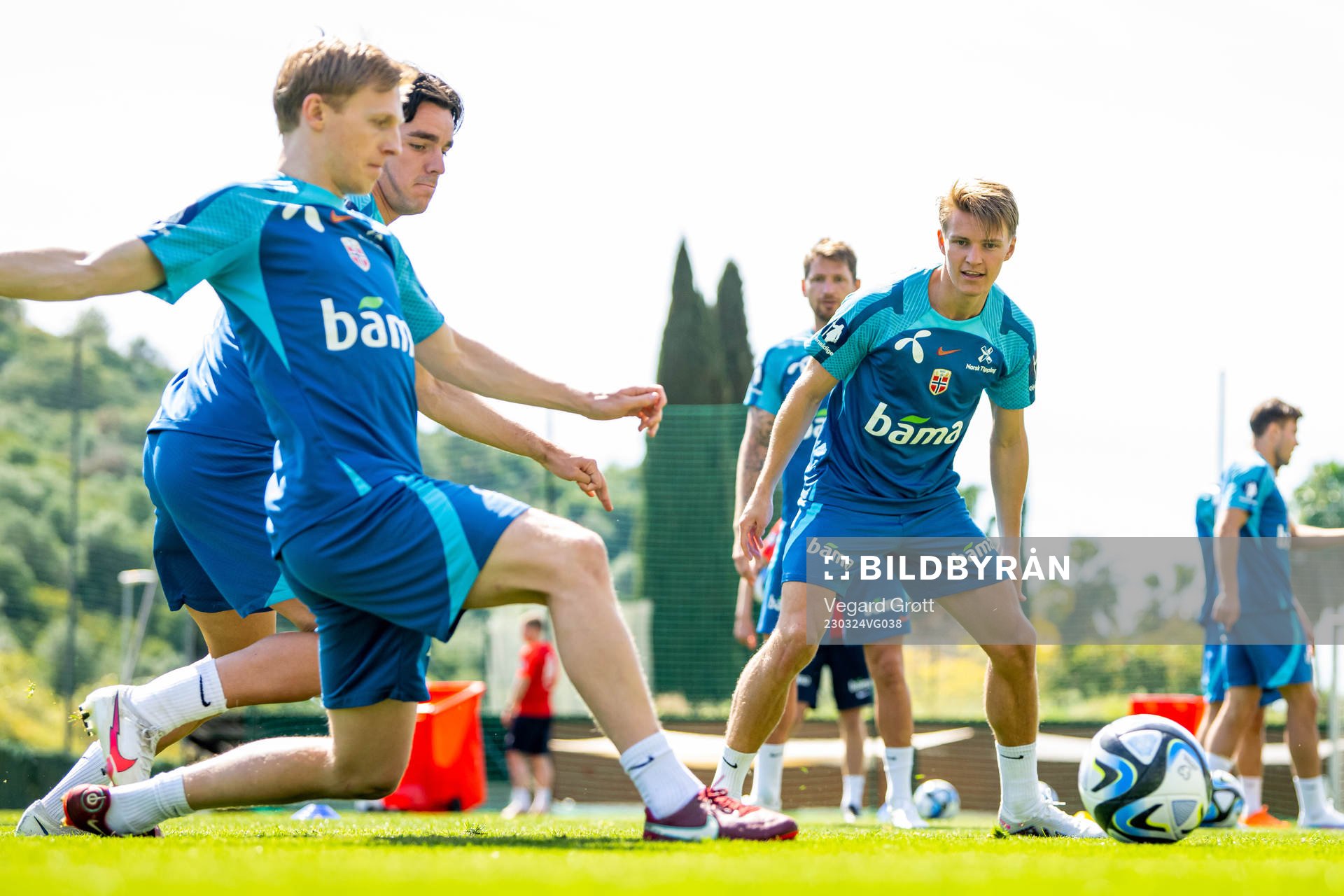 Mats Møller Dæhli, Hugo Vetlesen and Martin Ødegaard of