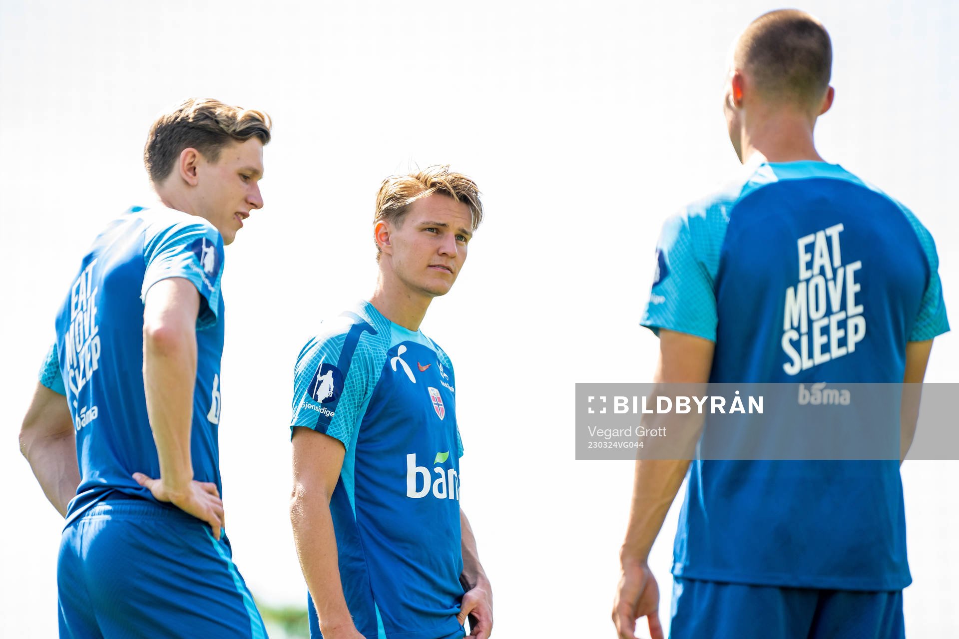Marcus Holmgren Pedersen and Martin Ødegaard of the