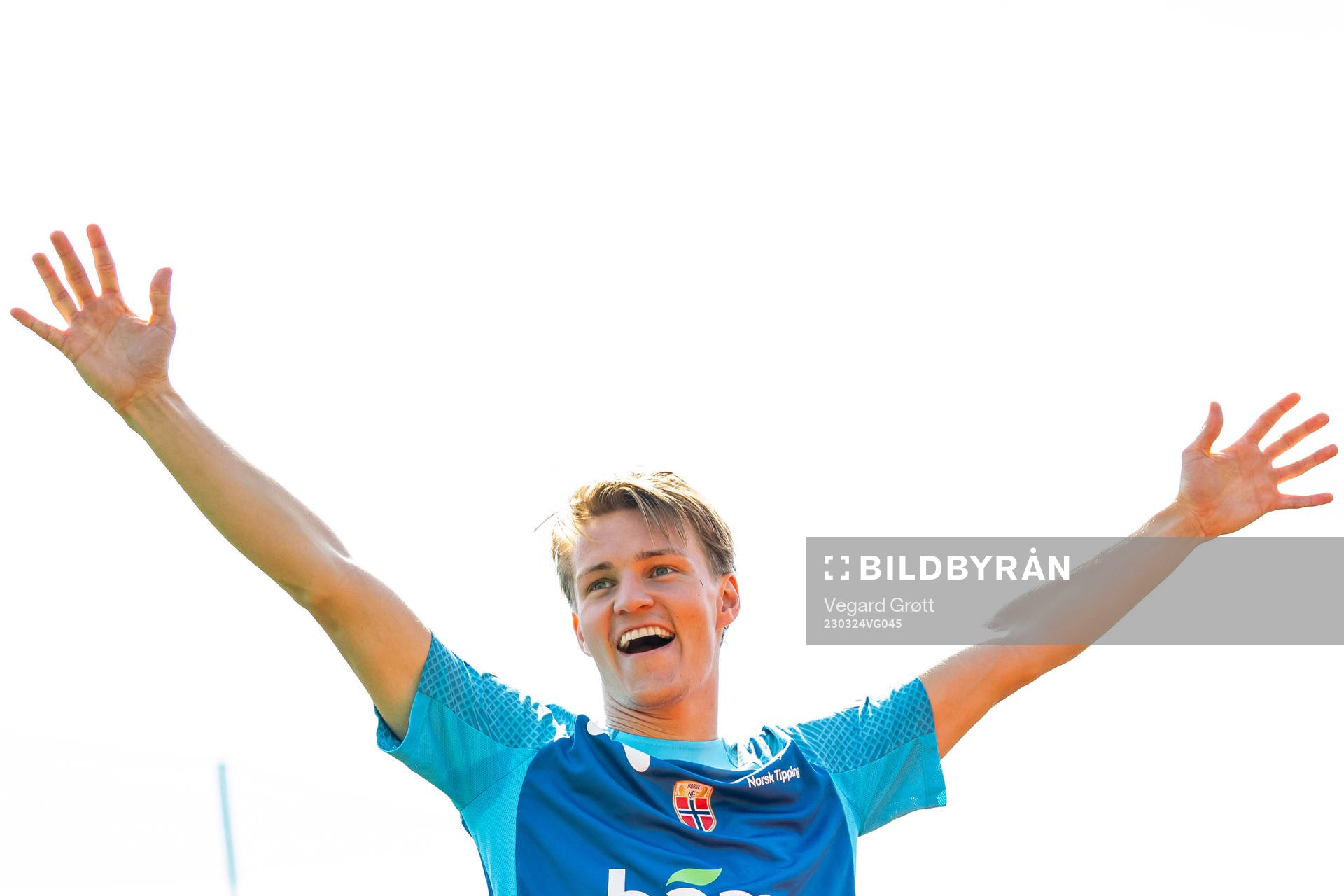 Martin Ødegaard of the Norwegian national football team