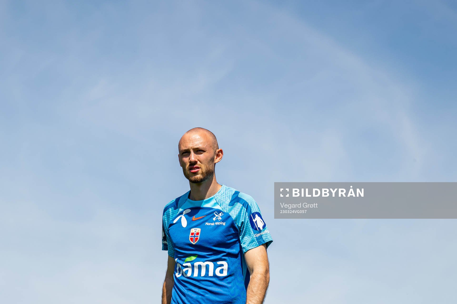 Fredrik Aursnes of the Norwegian national football team