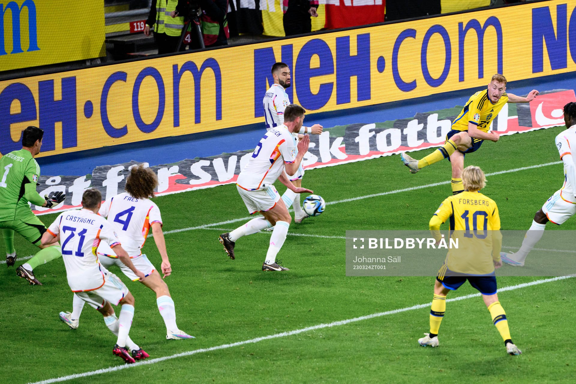 Dejan Kulusevski of Sweden