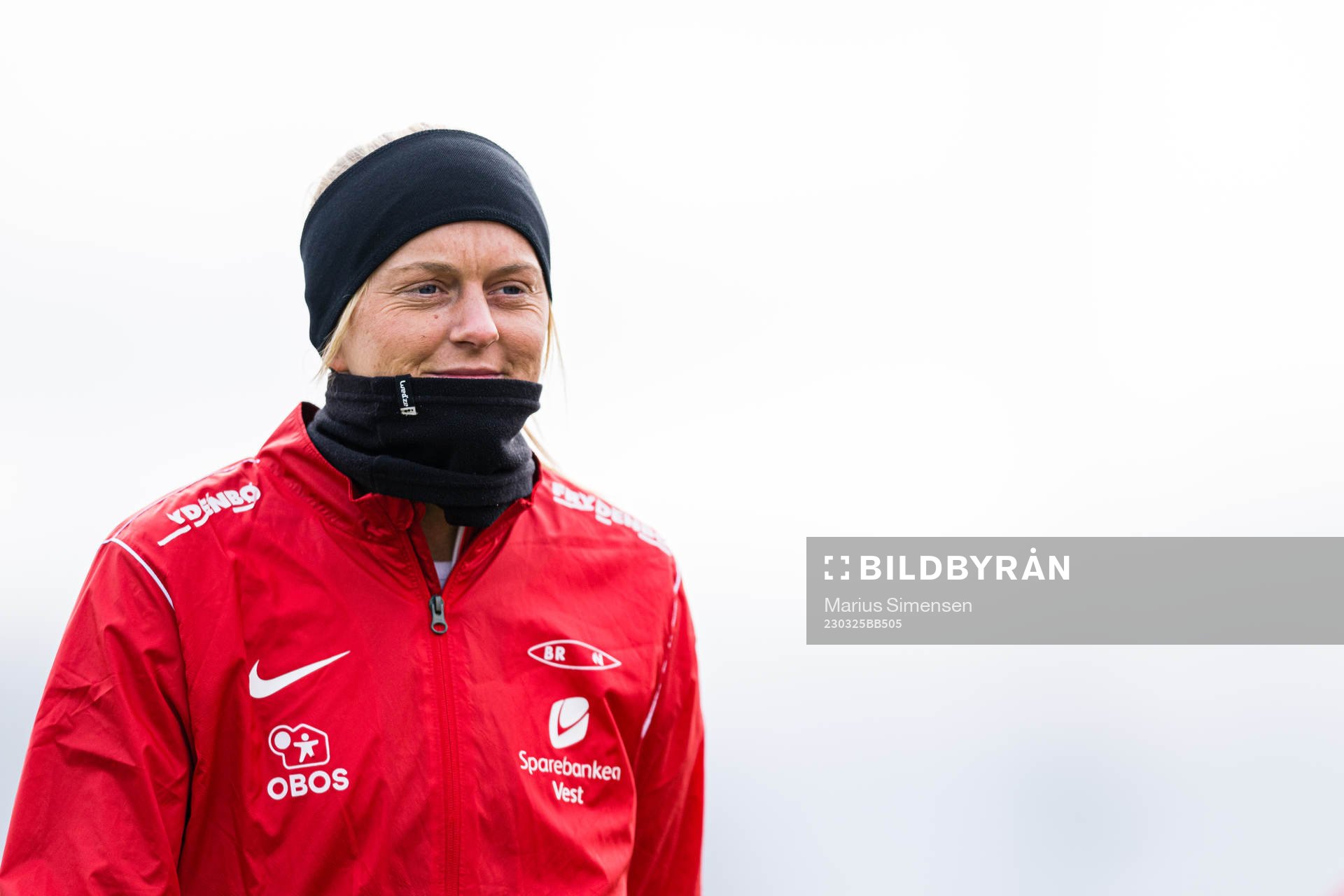Maria Brochmann of Brann warms up