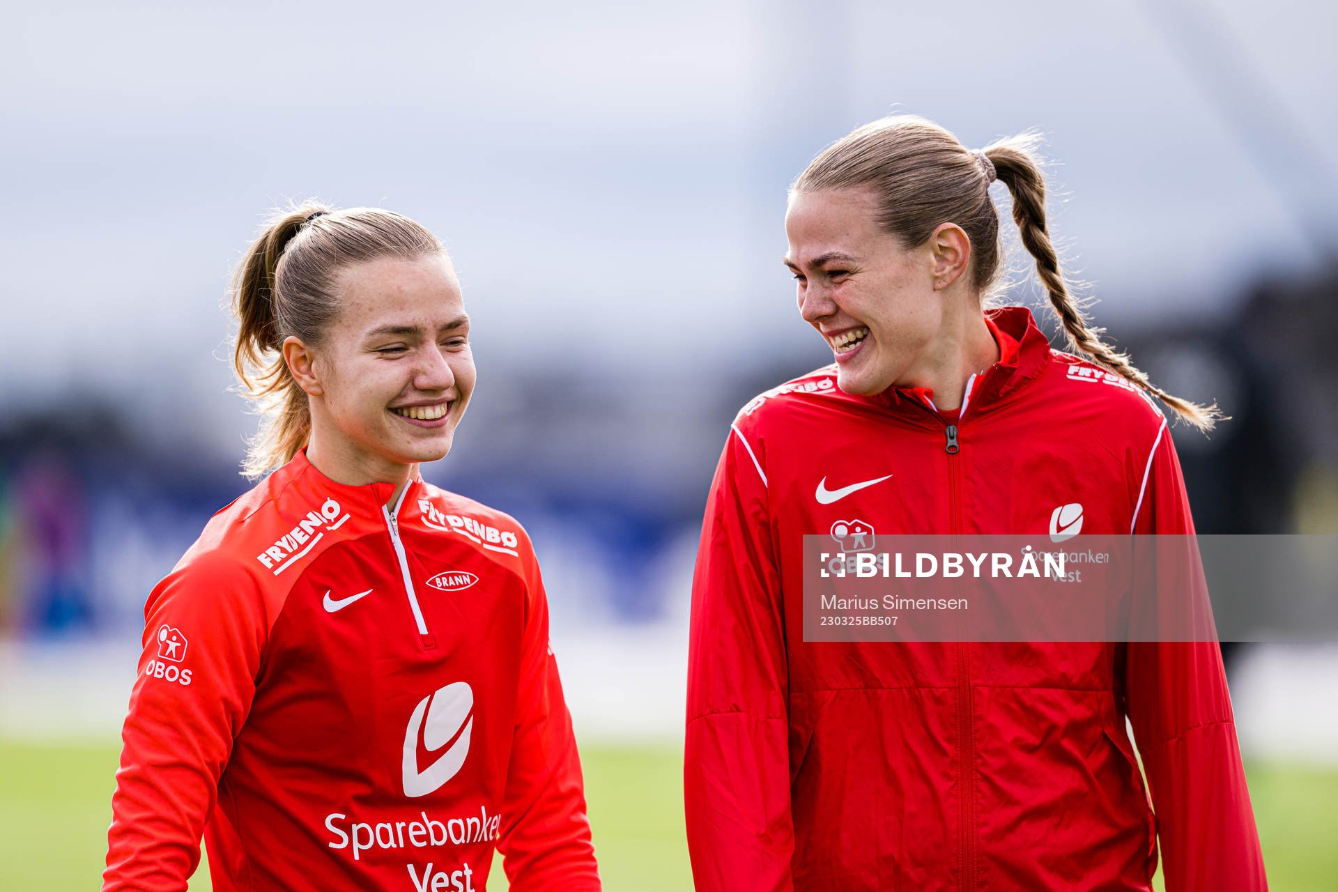 Sara Jane Ritter and Marthine Østenstad of Brann
