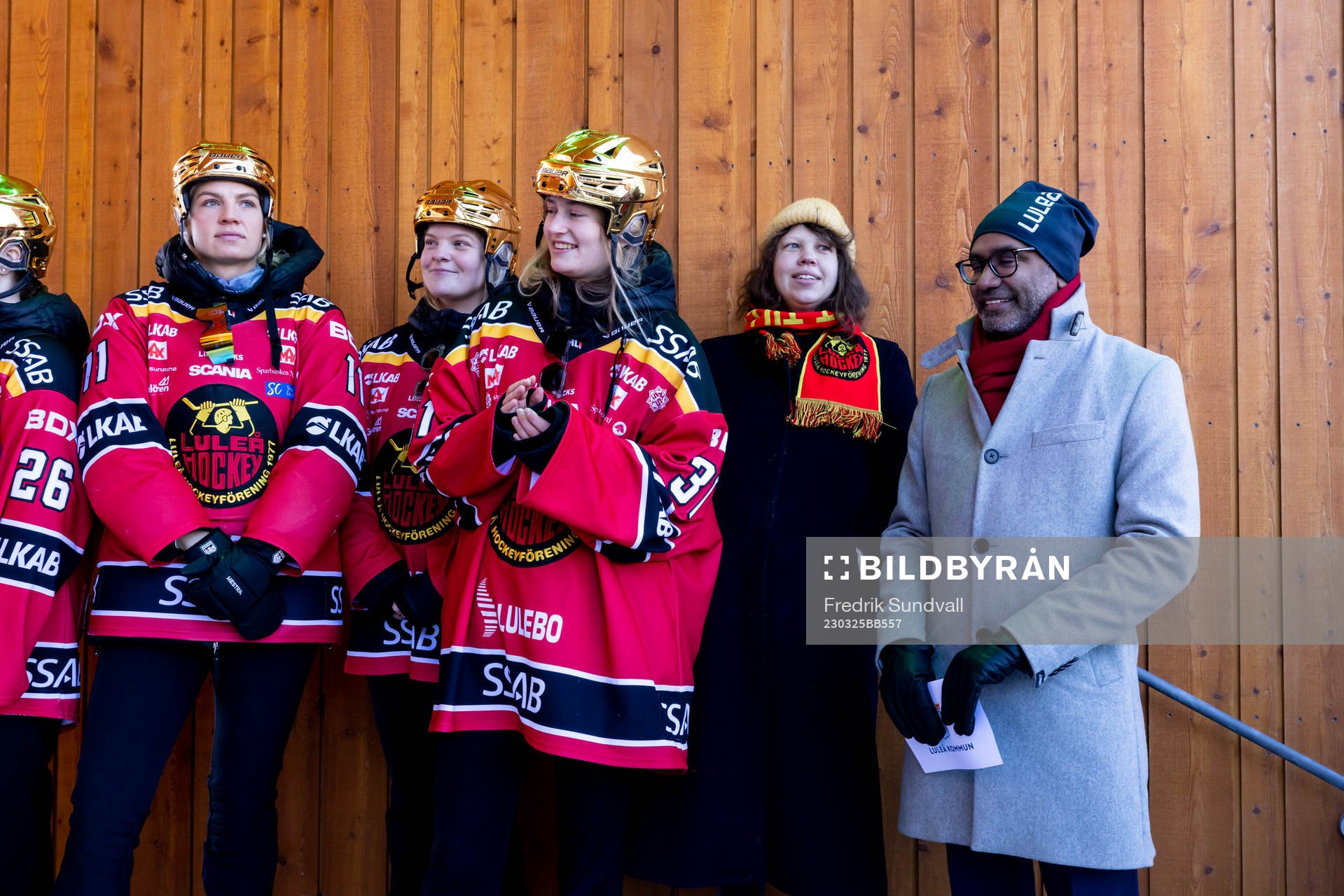 Luleås kommunalråd Fredrik Hansson och Evelina Rydek