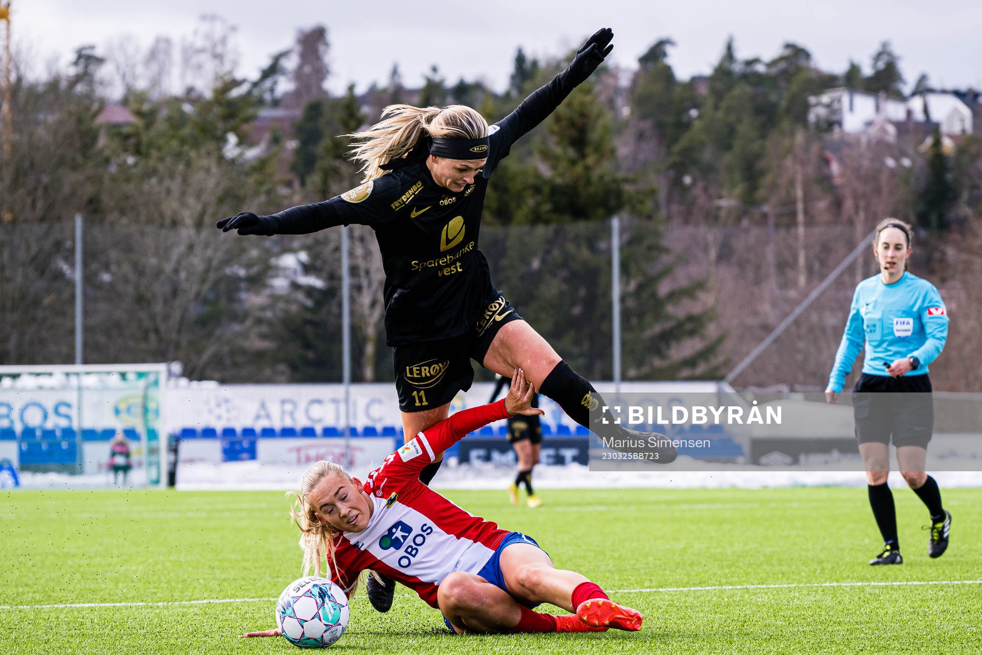 Julie Aune Jorde of Lyn and Alyssa Mae Walker of Brann