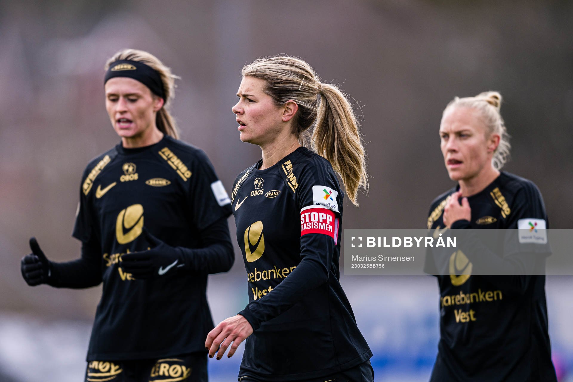 Andrine Stolsmo Hegerberg of Brann looks dejected