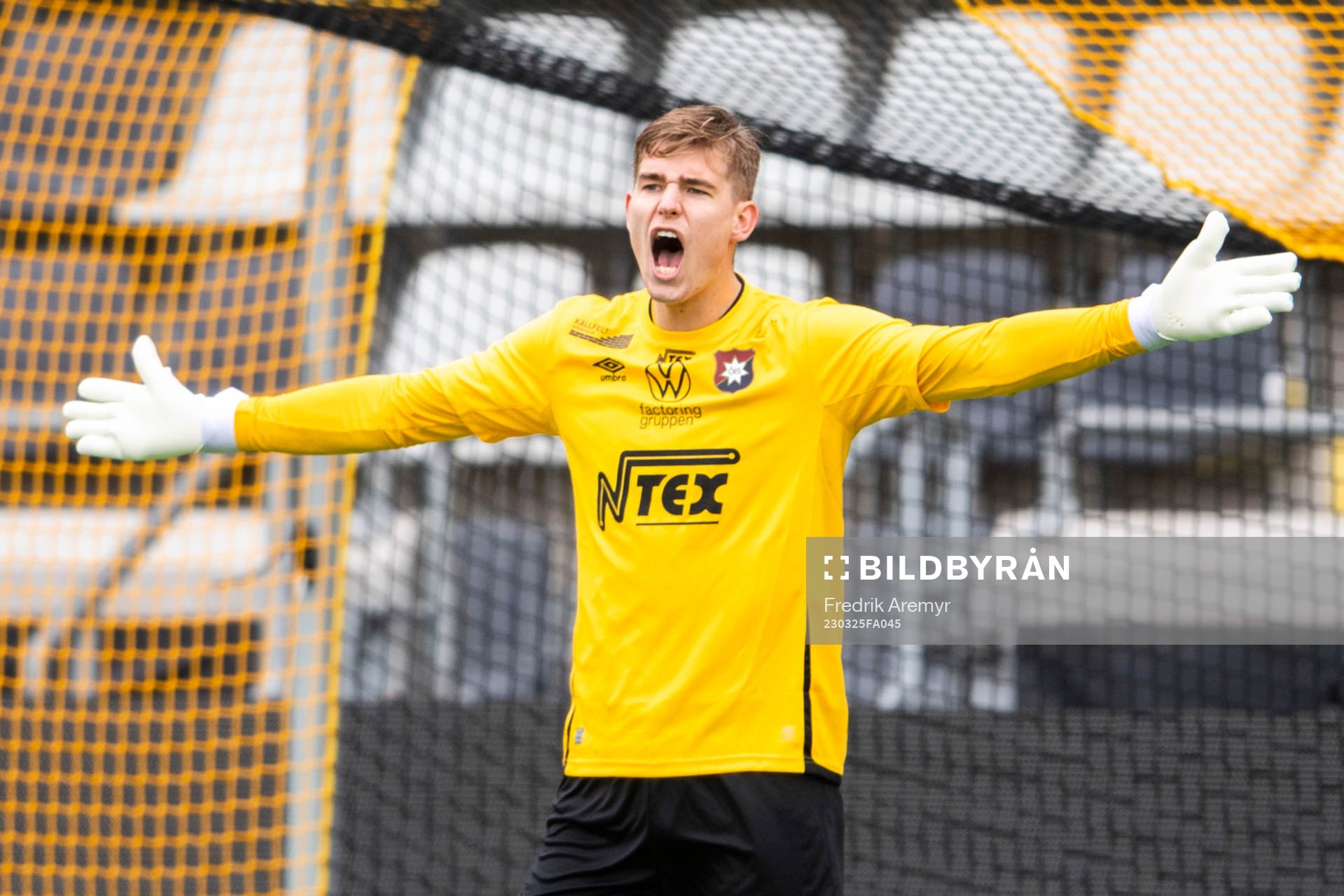Örgrytes målvakt Mathias Nilsson