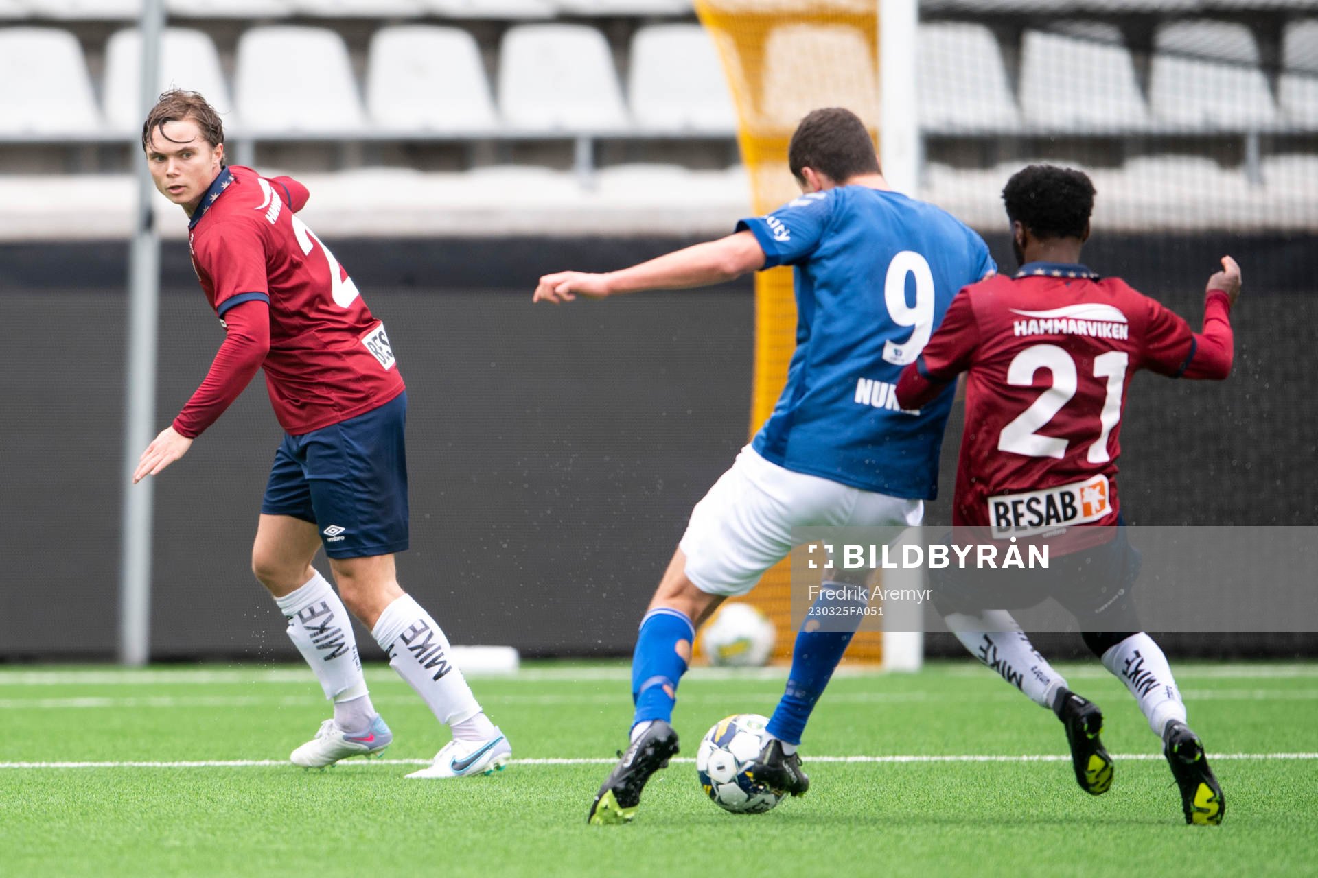 Örgrytes Linus Tagesson , KFUMs Johannes Nunez  och