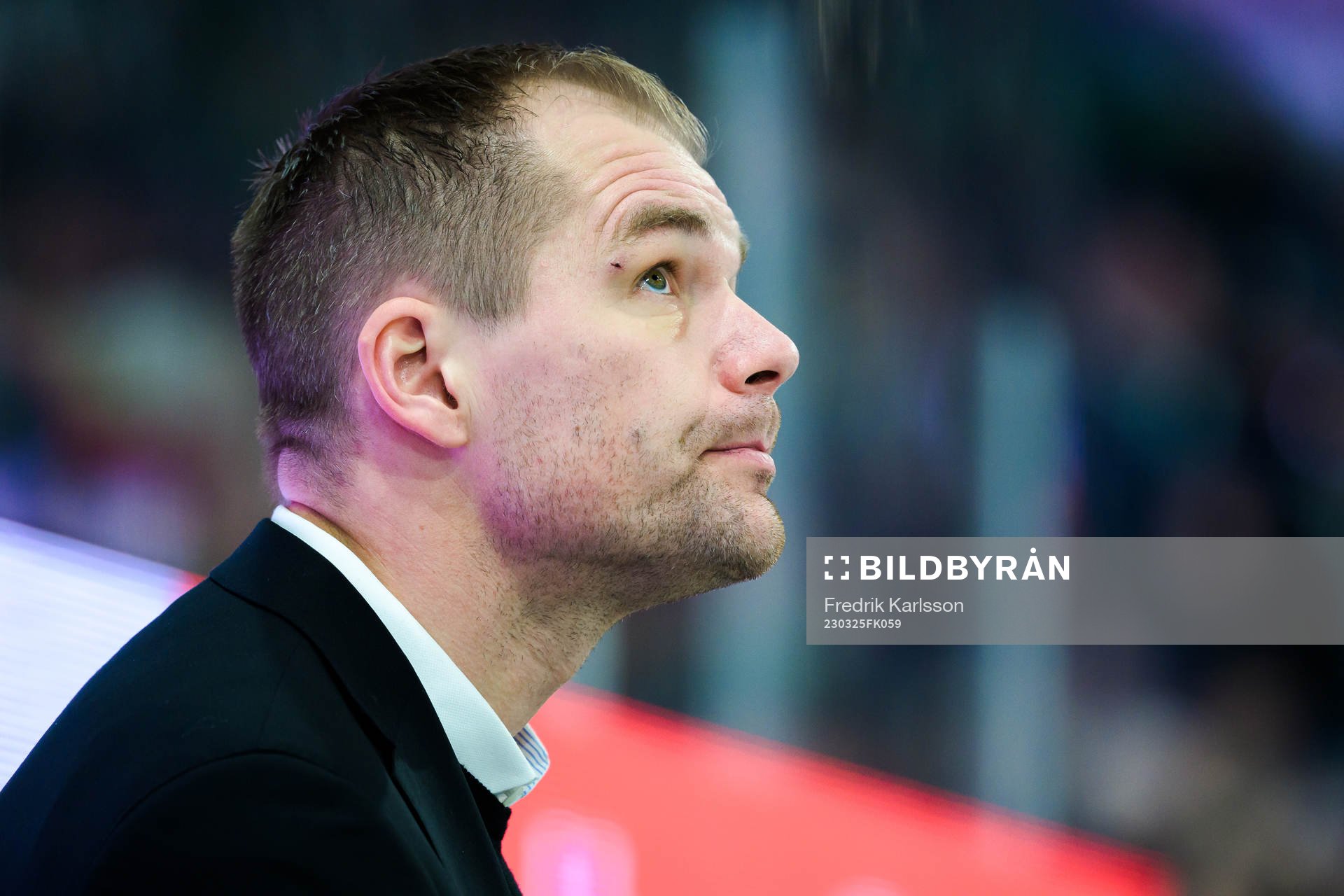 Färjestads huvudtränare Tomas Mitell