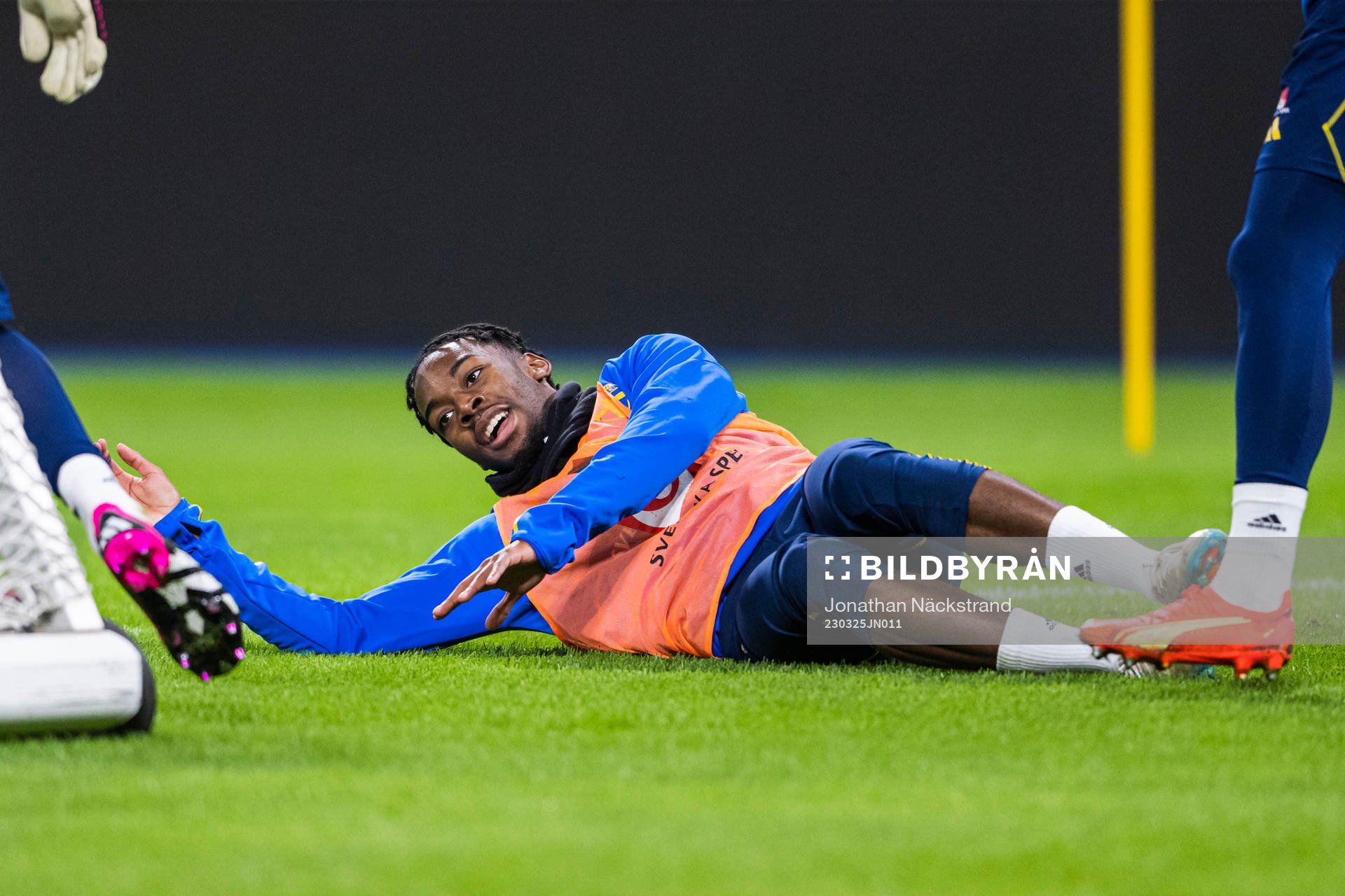 Anthony Elanga of the Swedish national football team