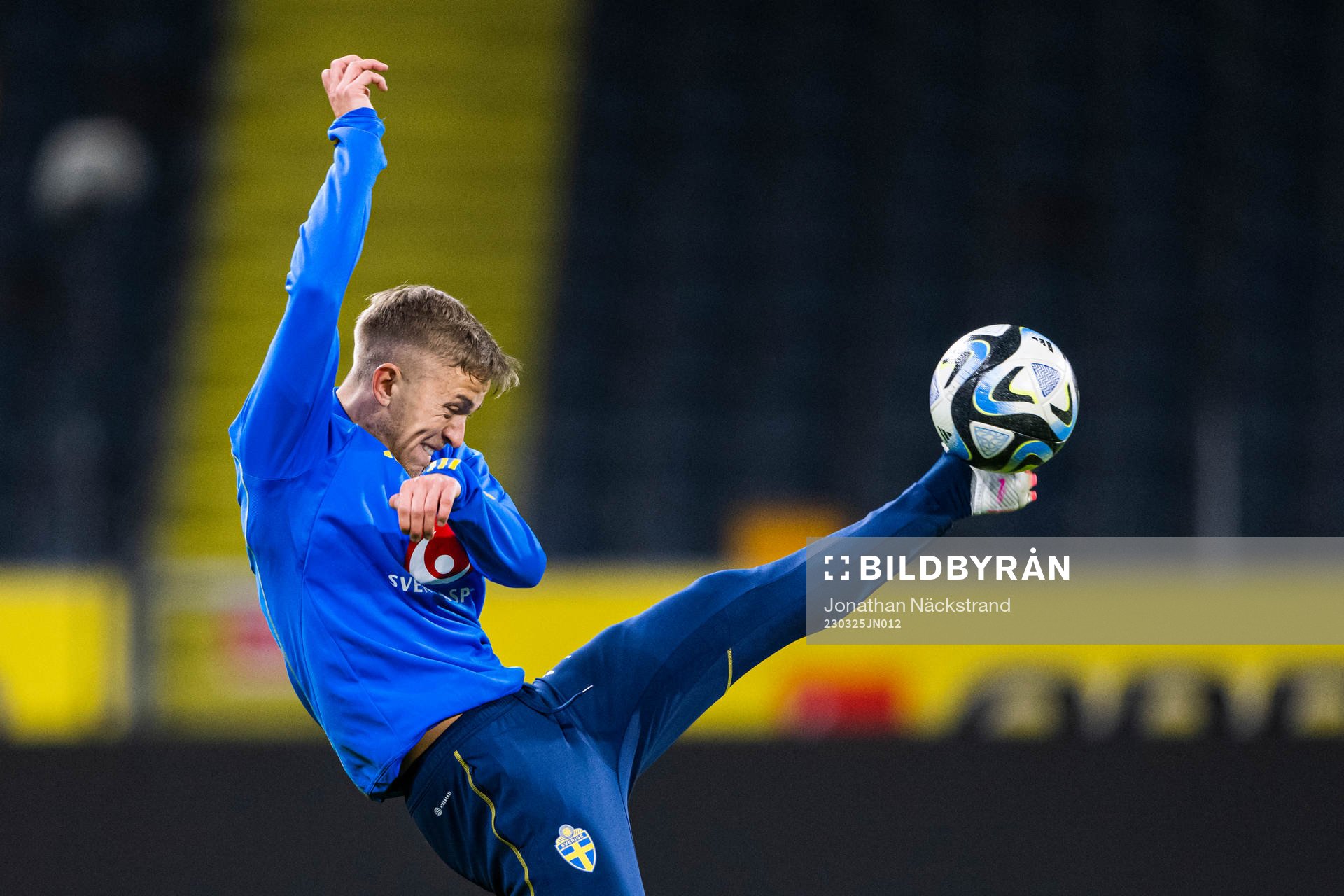 Jesper Karlsson of the Swedish national football team