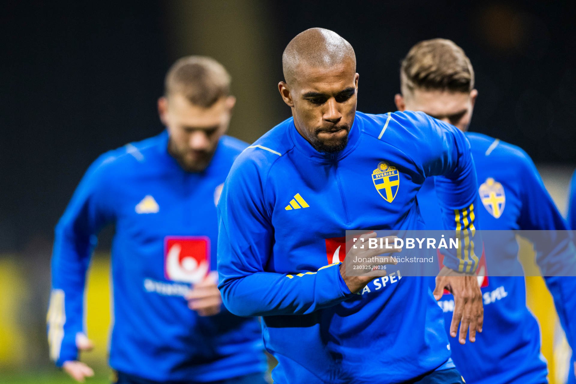 Isak Hien of the Swedish national football team