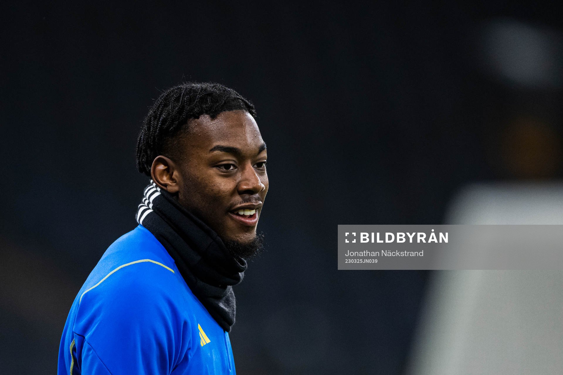 Anthony Elanga of the Swedish national football team