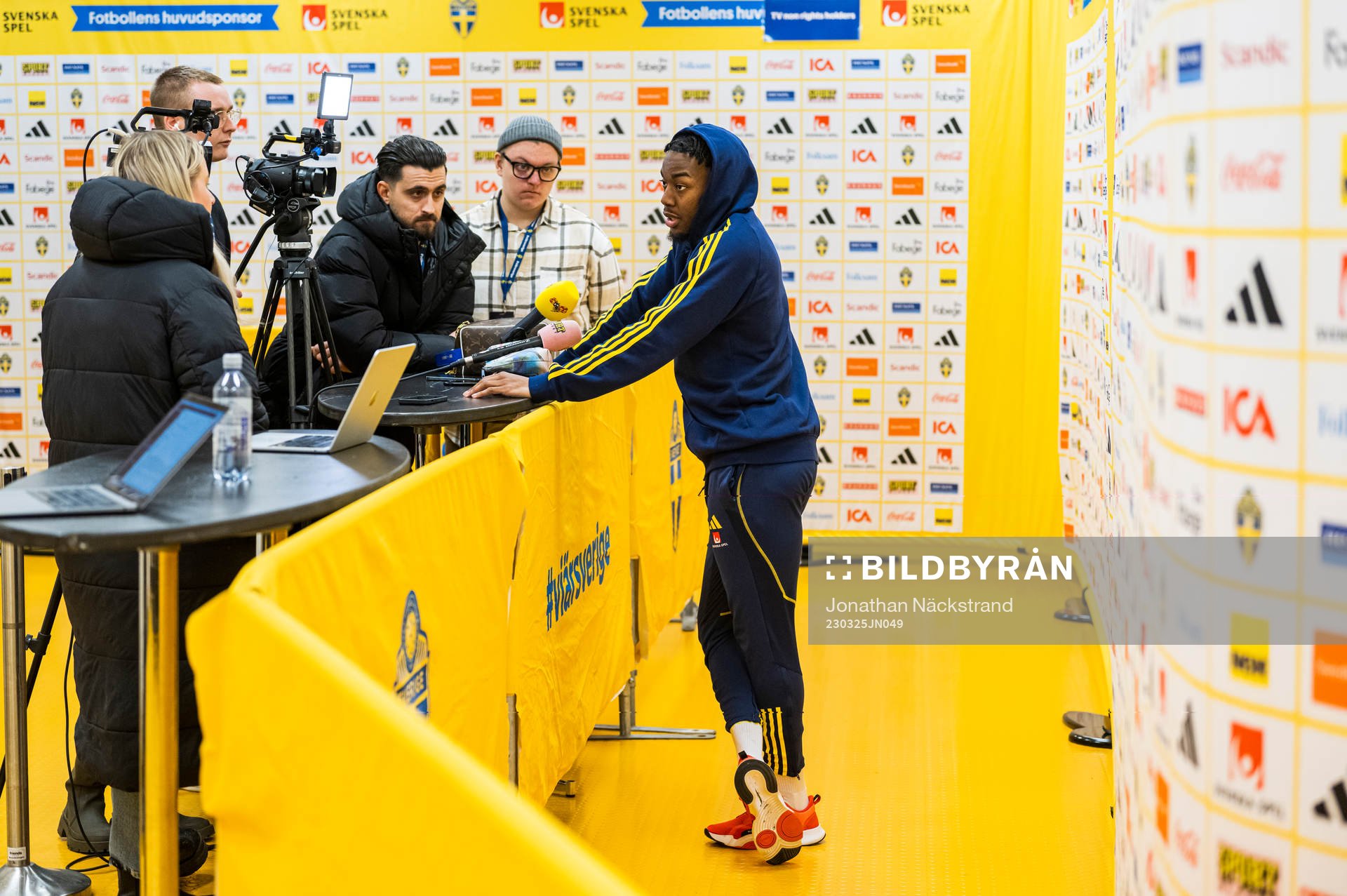 Anthony Elanga of the Swedish national football team