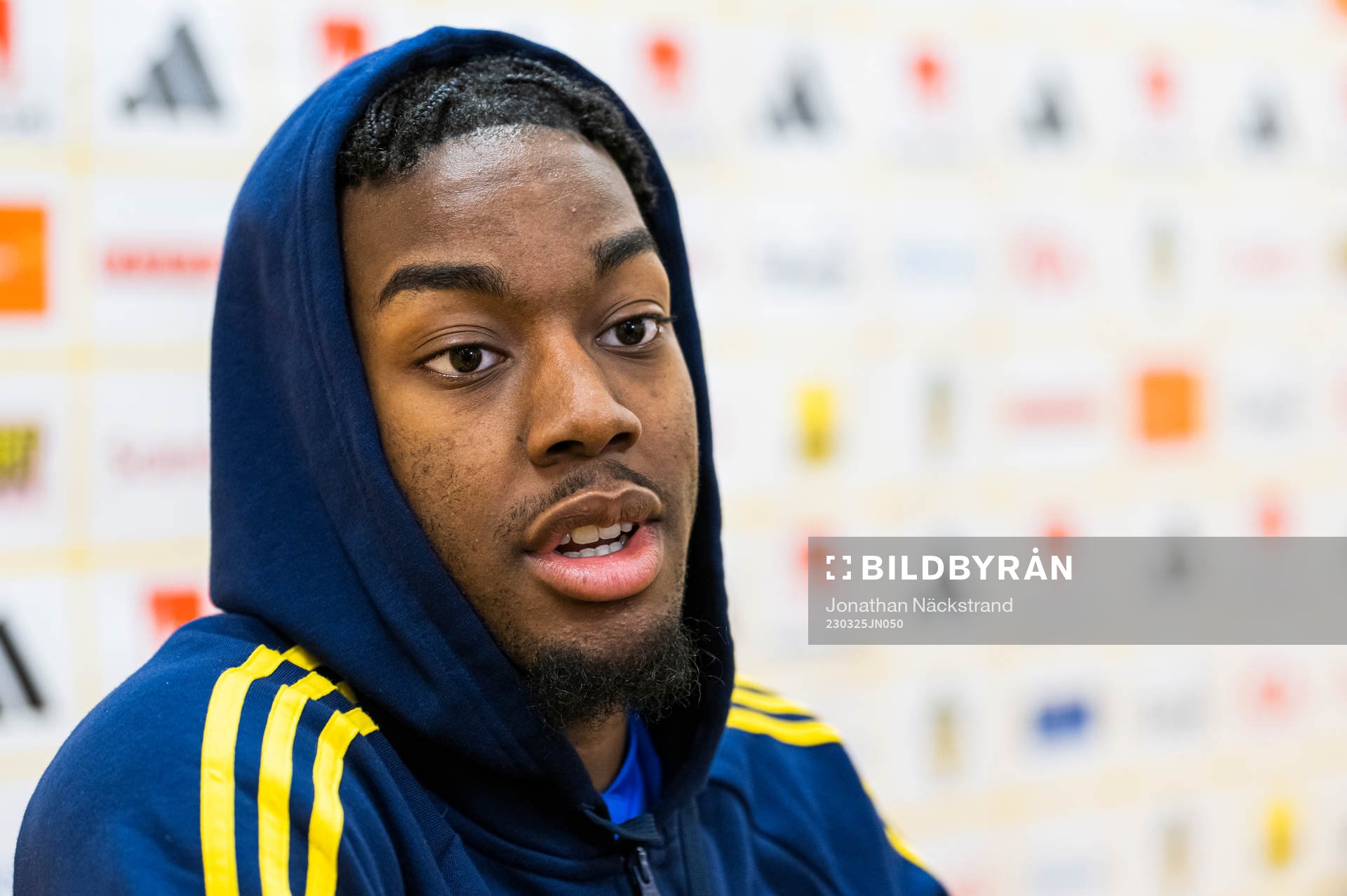 Anthony Elanga of the Swedish national football team