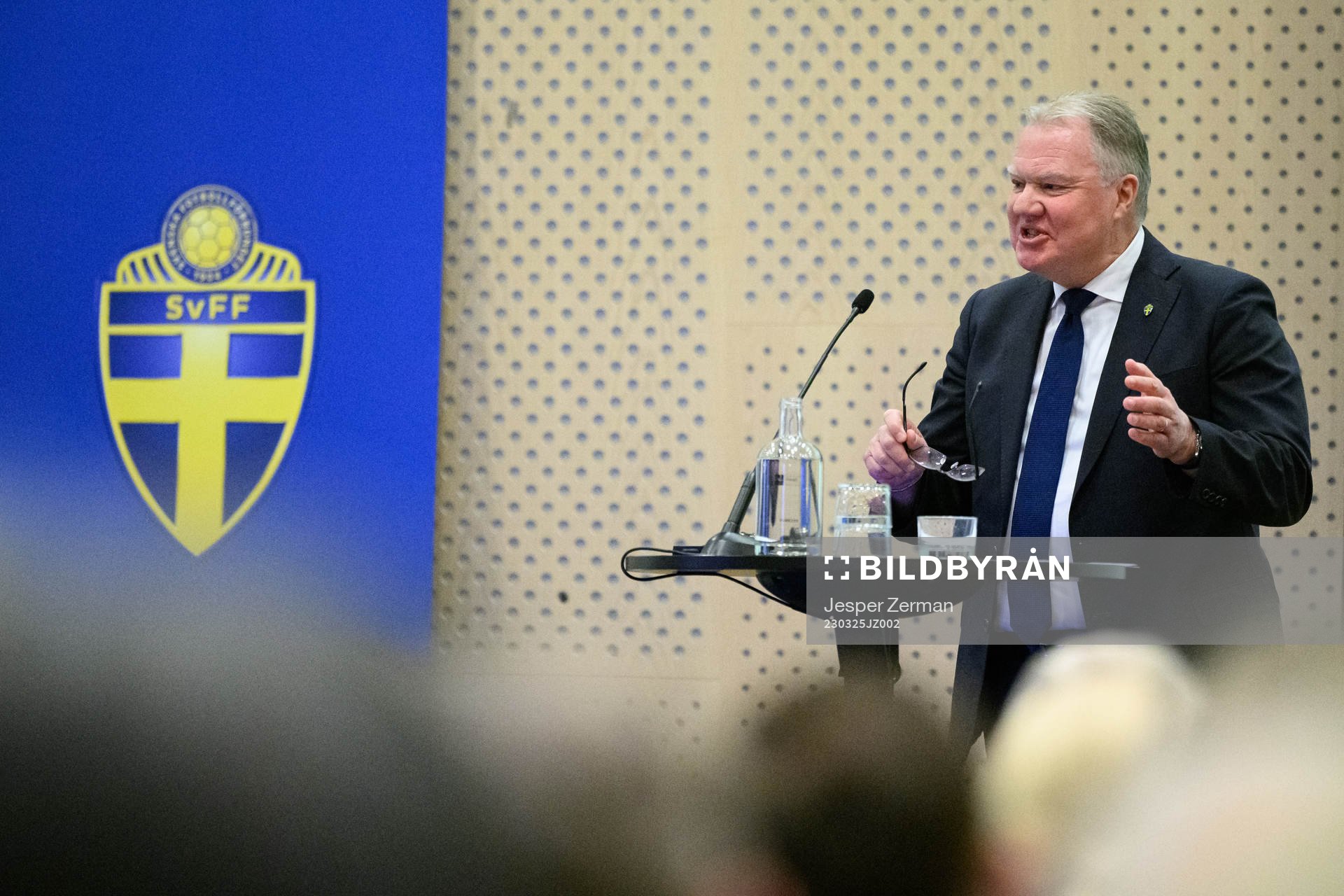 Karl-Erik Nilsson, ordförande för Svenska
