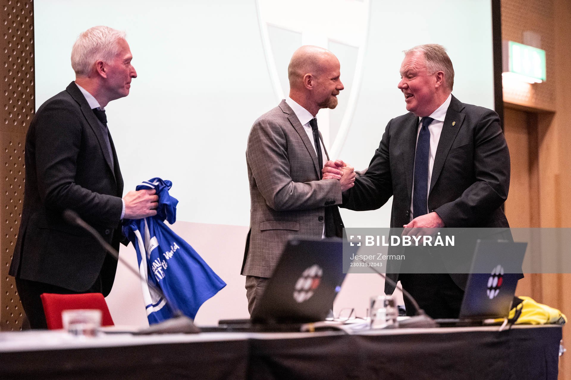 s Generalsekreterare Håkan Sjöstrand, FIFA:s vice