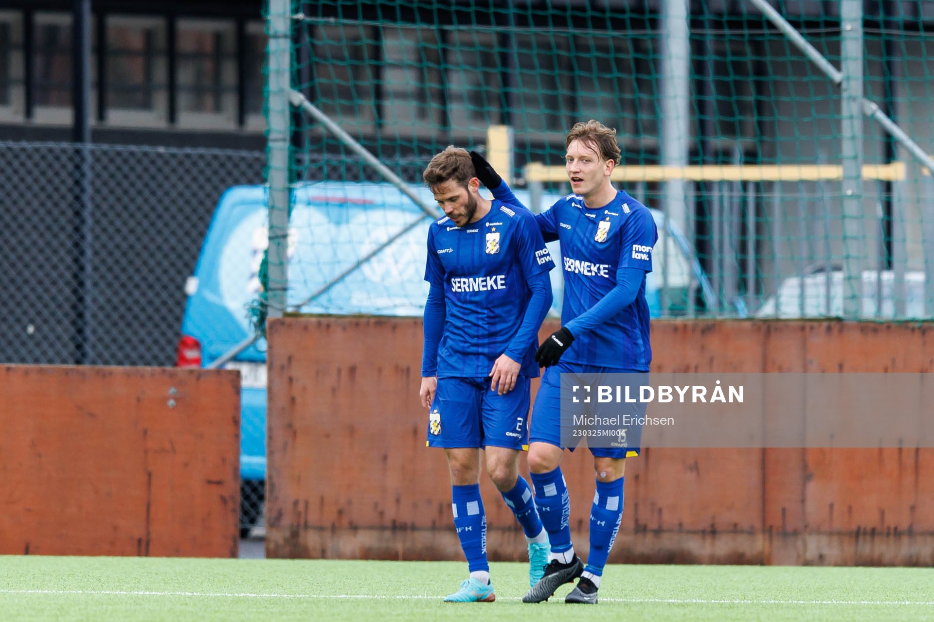 IFK Göteborgs Emil Salomonsson och Sebastian Hausner