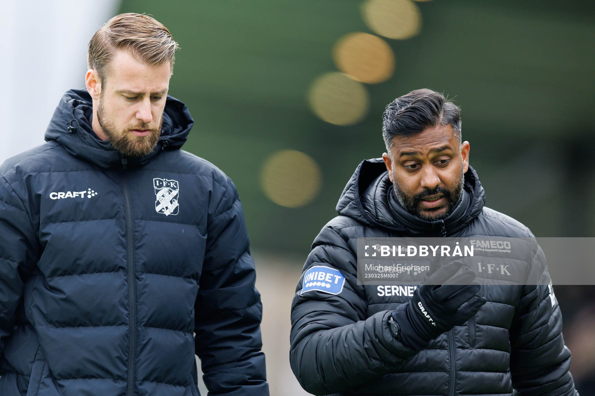 IFK Göteborgs tränare William Lundin och Alexander Tengryd