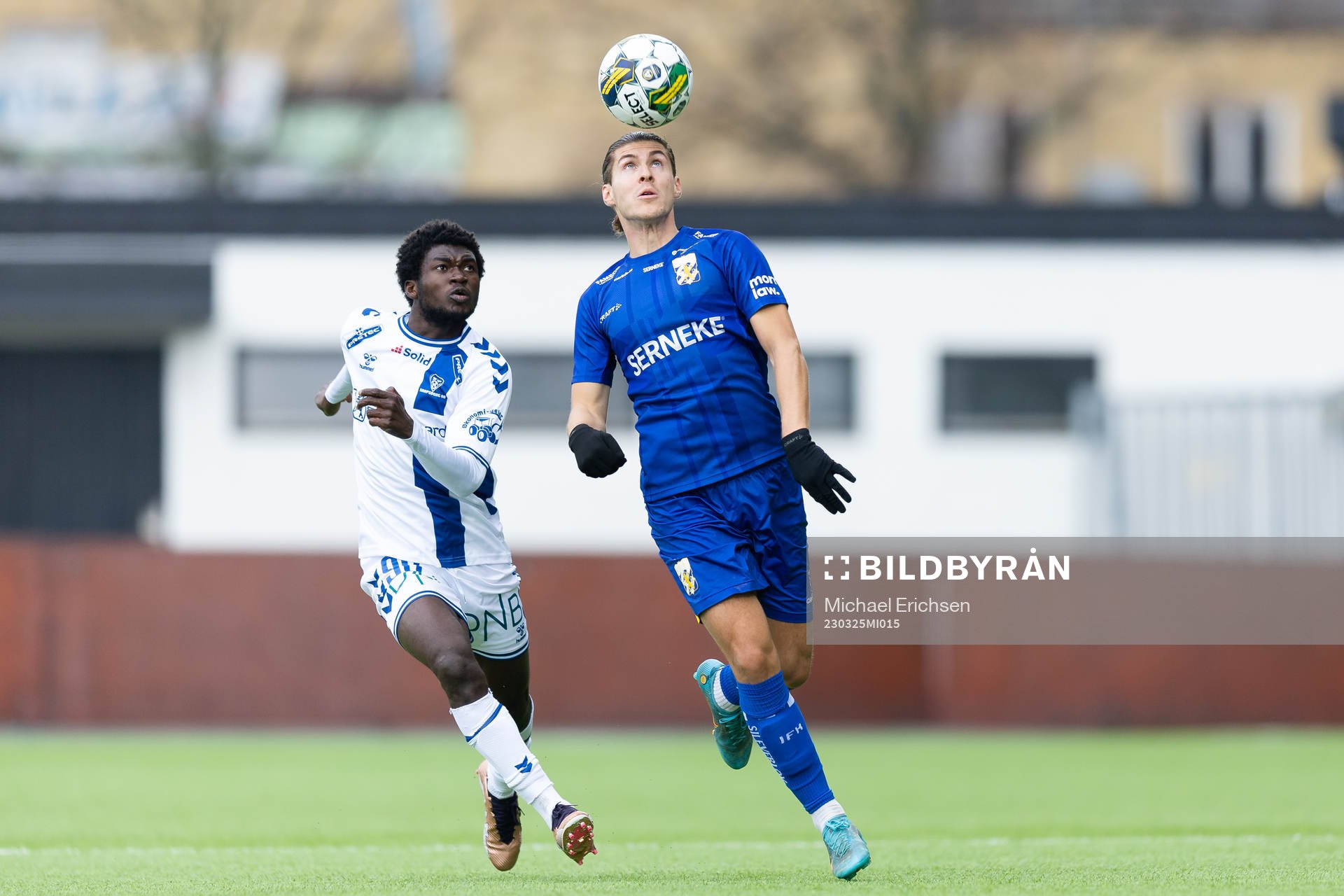 Sarpsborg 08s Chrisopher Bonsu Baah och Eman Markovic