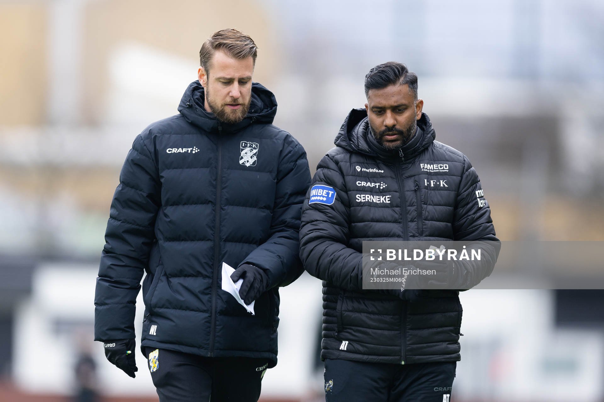 IFK Göteborgs tränare William Lundin och tränare
