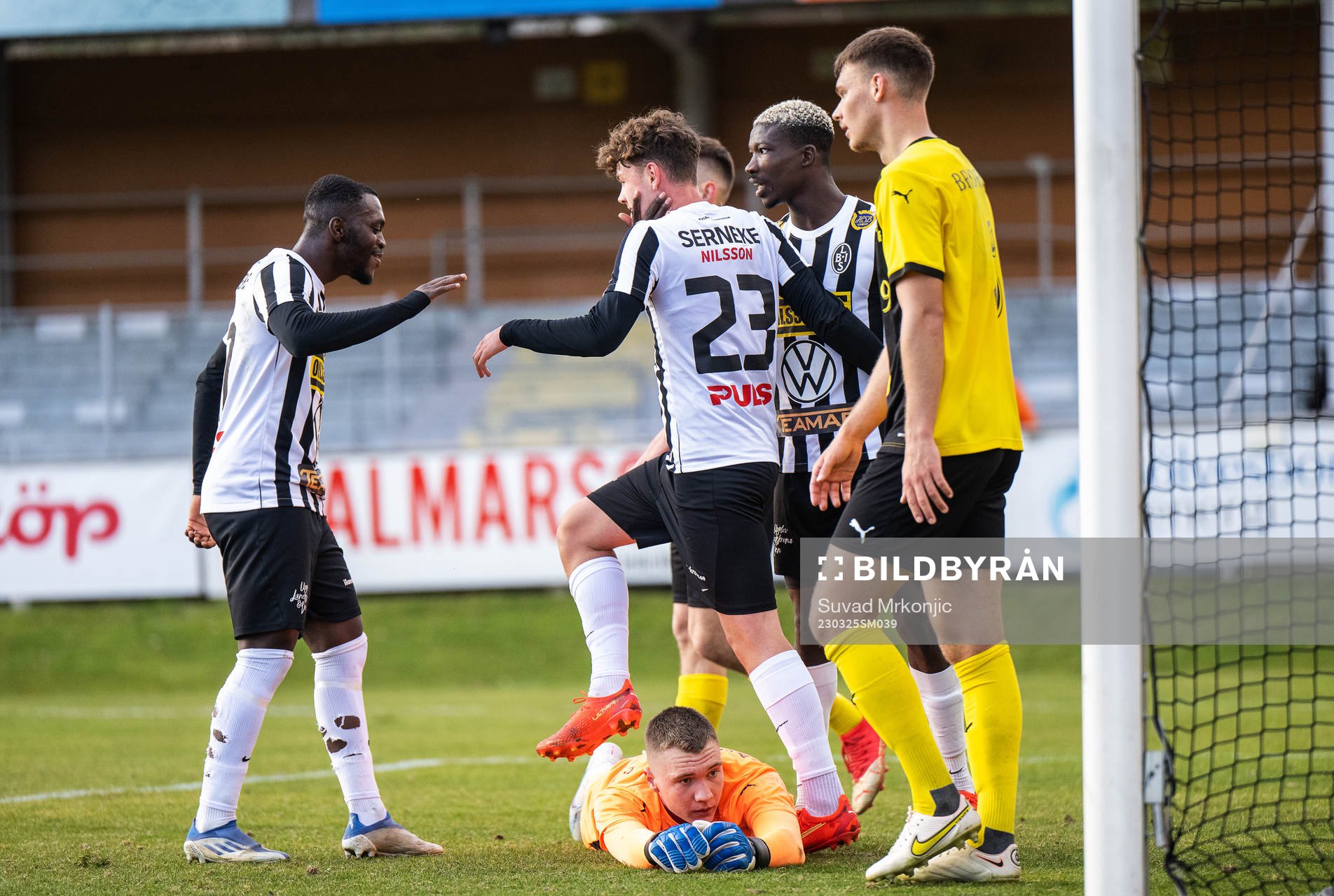 Landskronas Max Nilsson jublar