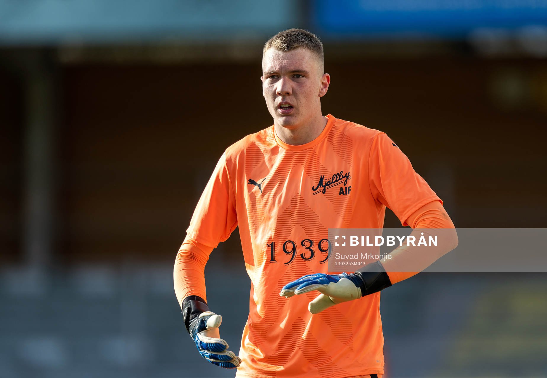 Mjällbys målvakt Hugo Fagerberg