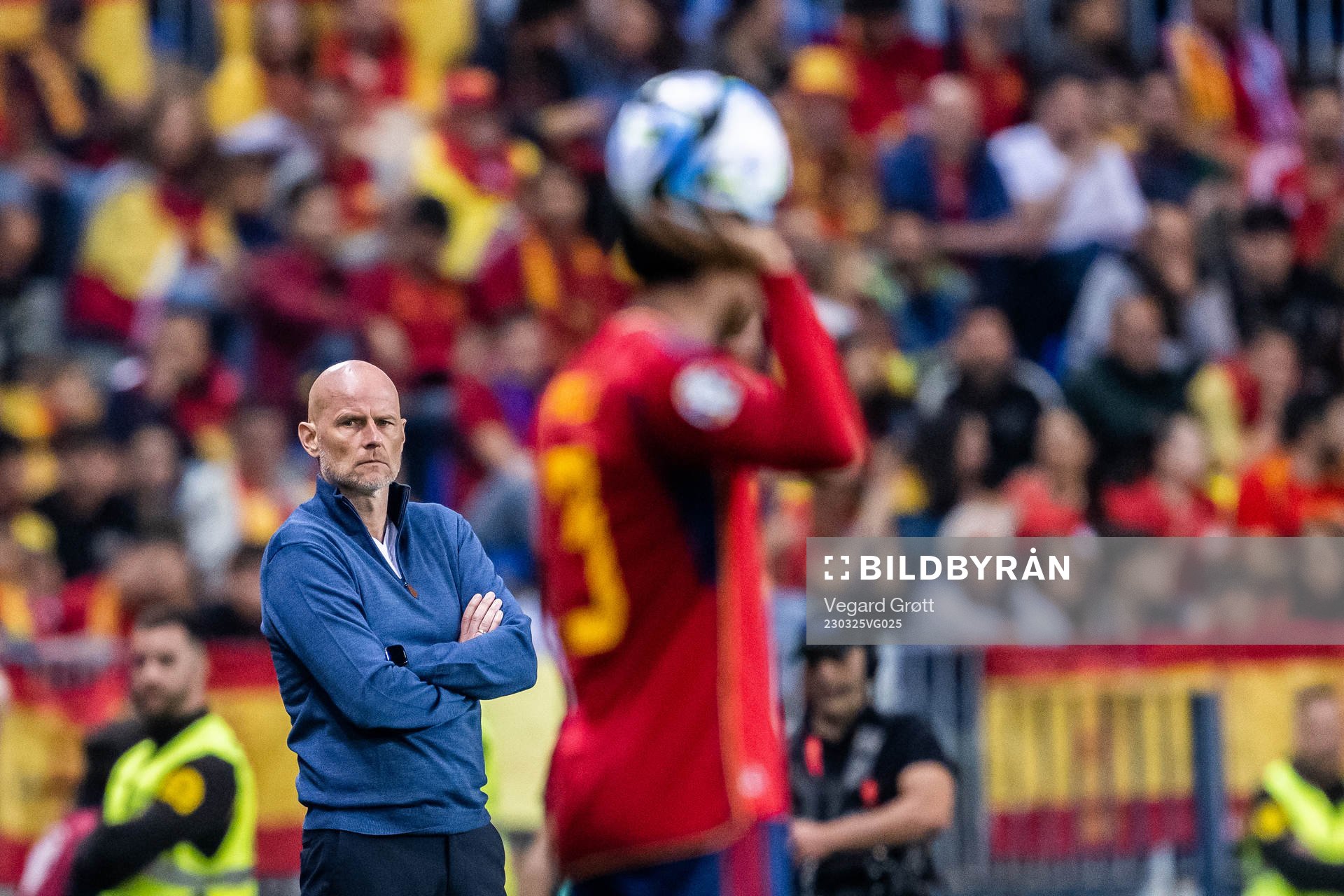 Head coach Ståle Solbakken of Norway