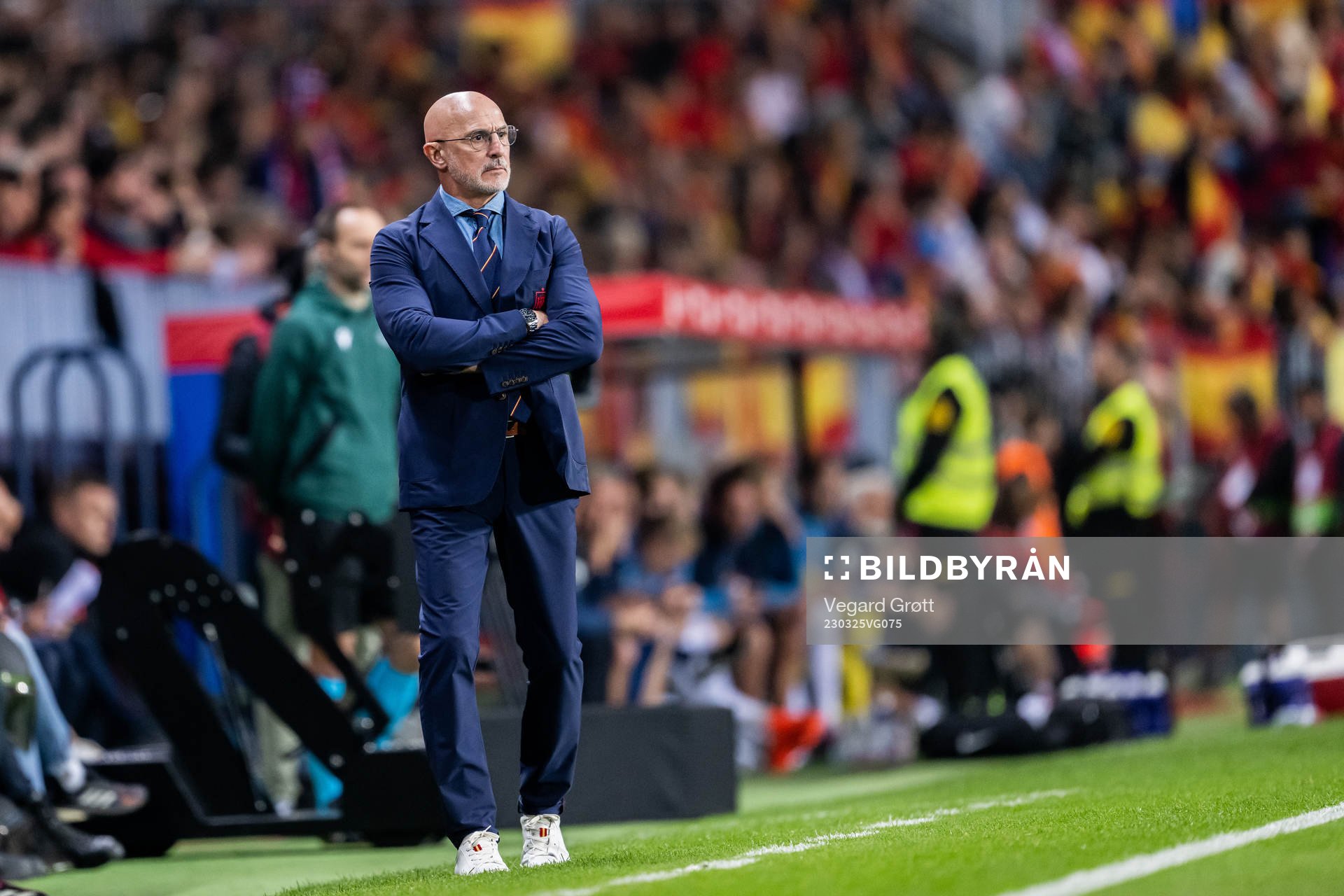 Head coach Luis de la Fuente of Spain