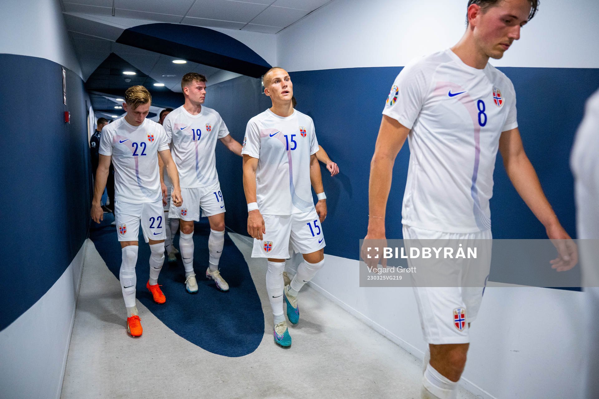 Leo Skiri Østigård of Norway at half-time