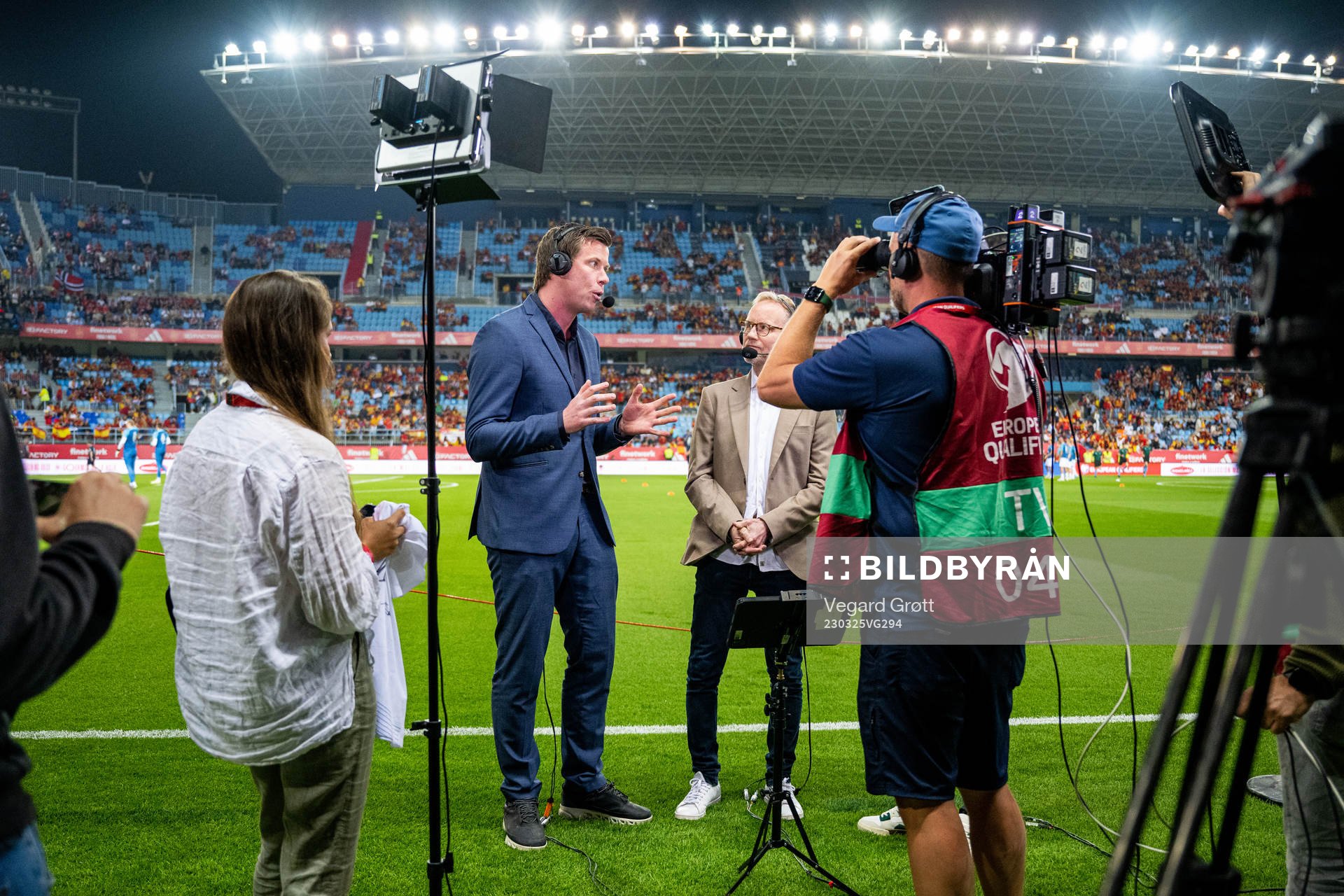 Jesper Mathisen and Øyvind Alsaker, of broadcaster TV 2