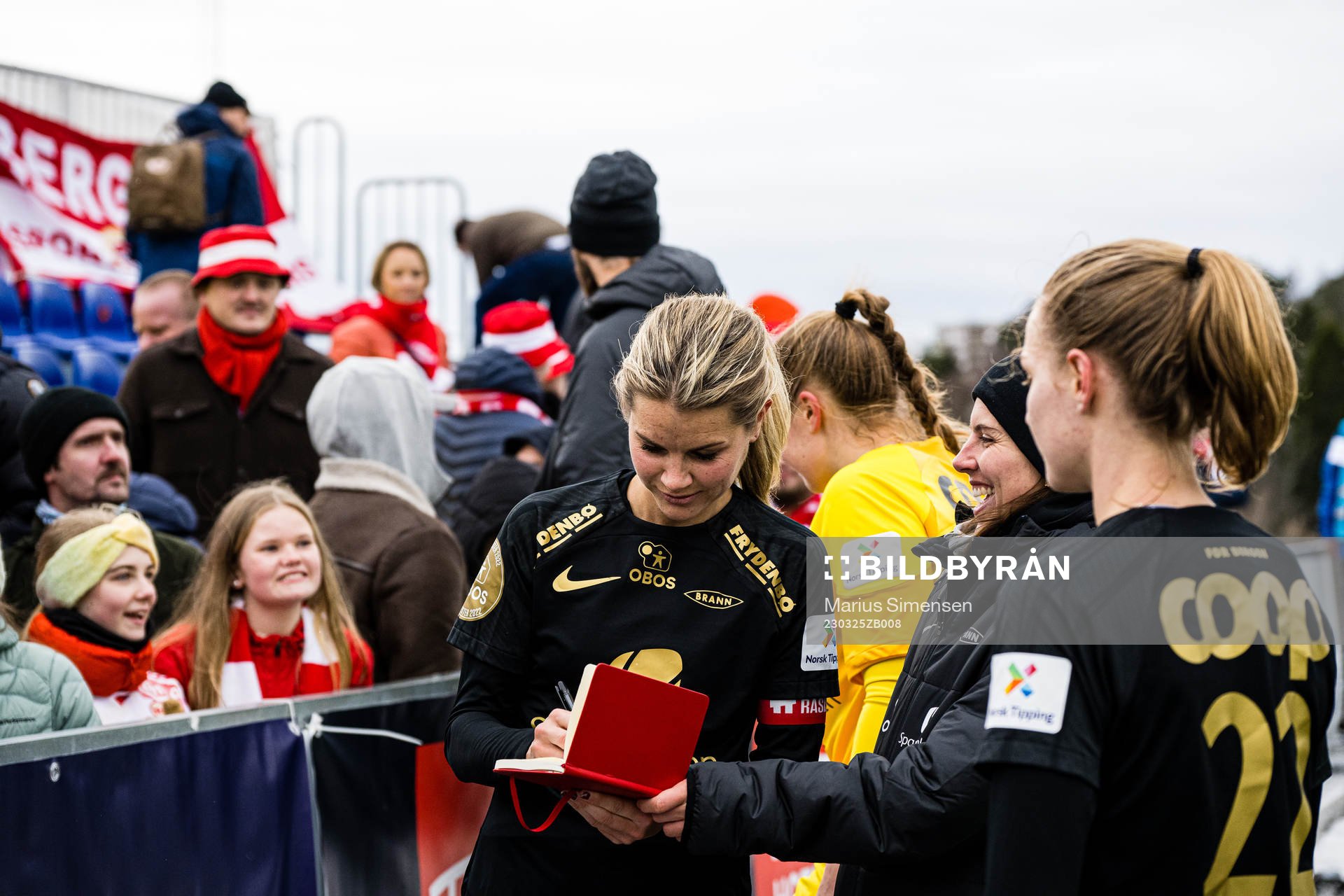 Andrine Stolsmo Hegerberg and Cecilie Redisch Kvamme of