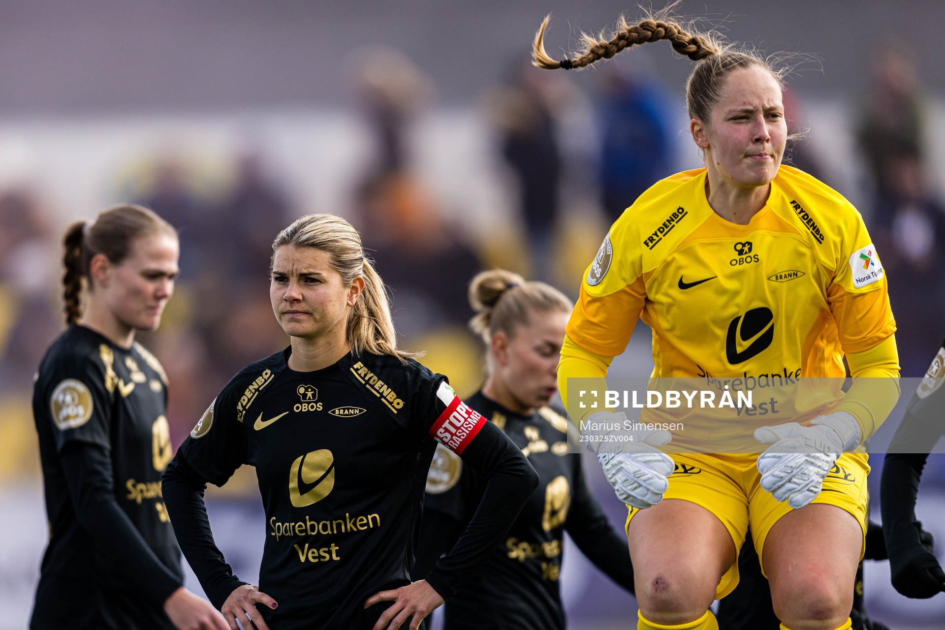 Andrine Stolsmo Hegerberg and Aurora Mikalsen of Brann