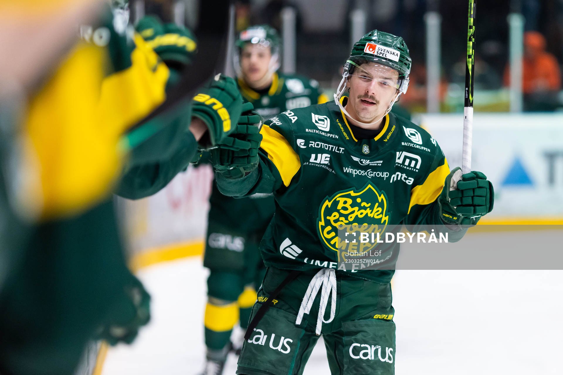 Björklövens Gerry Fitzgerald jublar