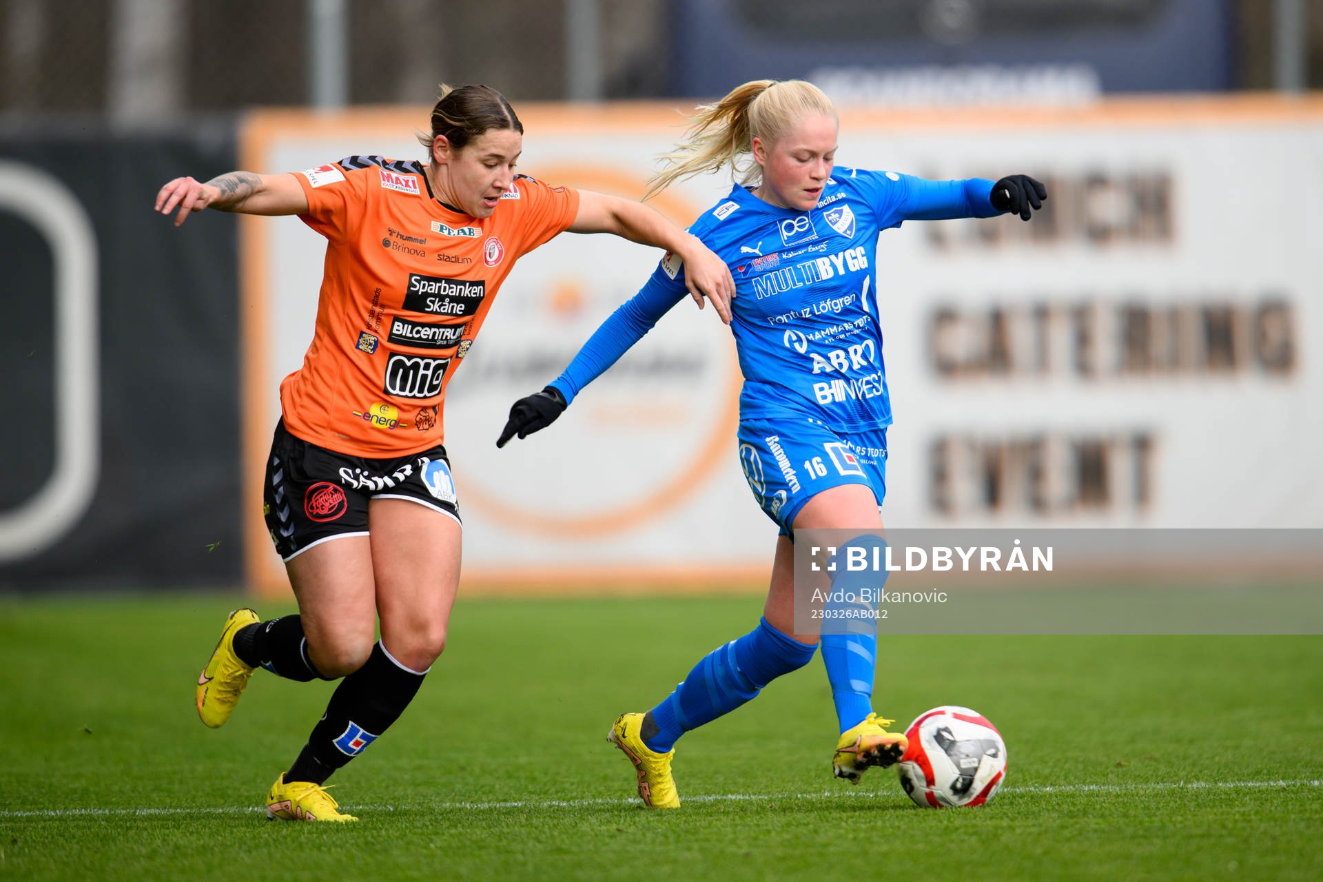 Kristianstads Tabitha Michelle Tindell och Kalmars Wilma