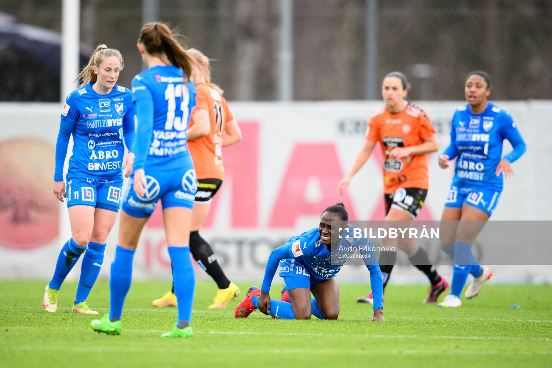Kalmars Violah Nambi har ont