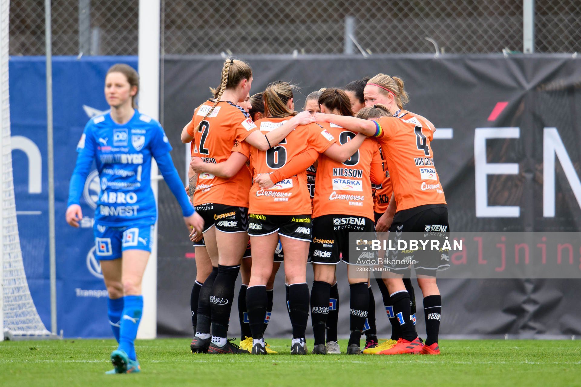 Kristianstads spelare jublar