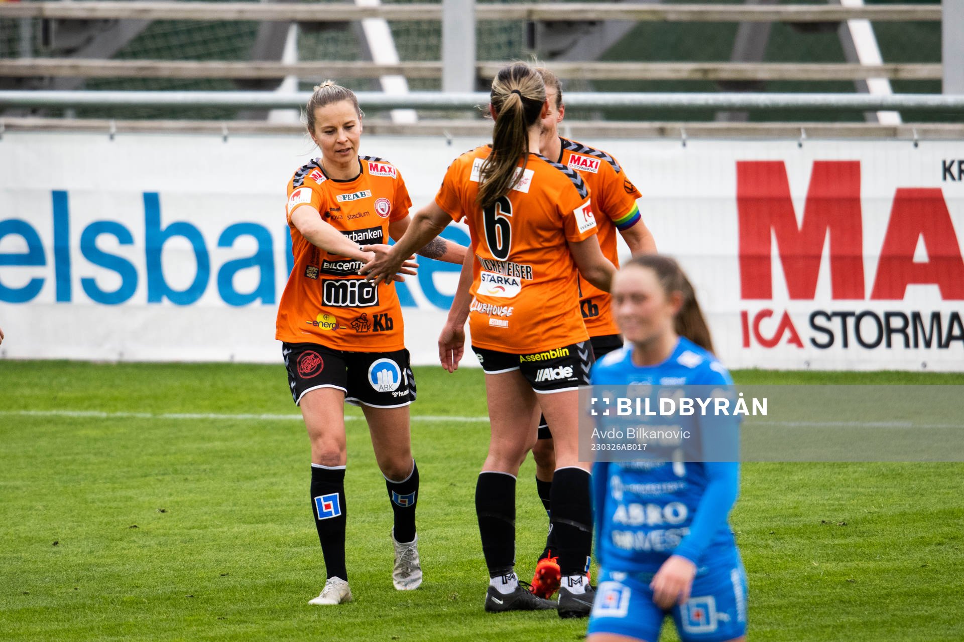 Kristianstads Emmi Alanen jublar