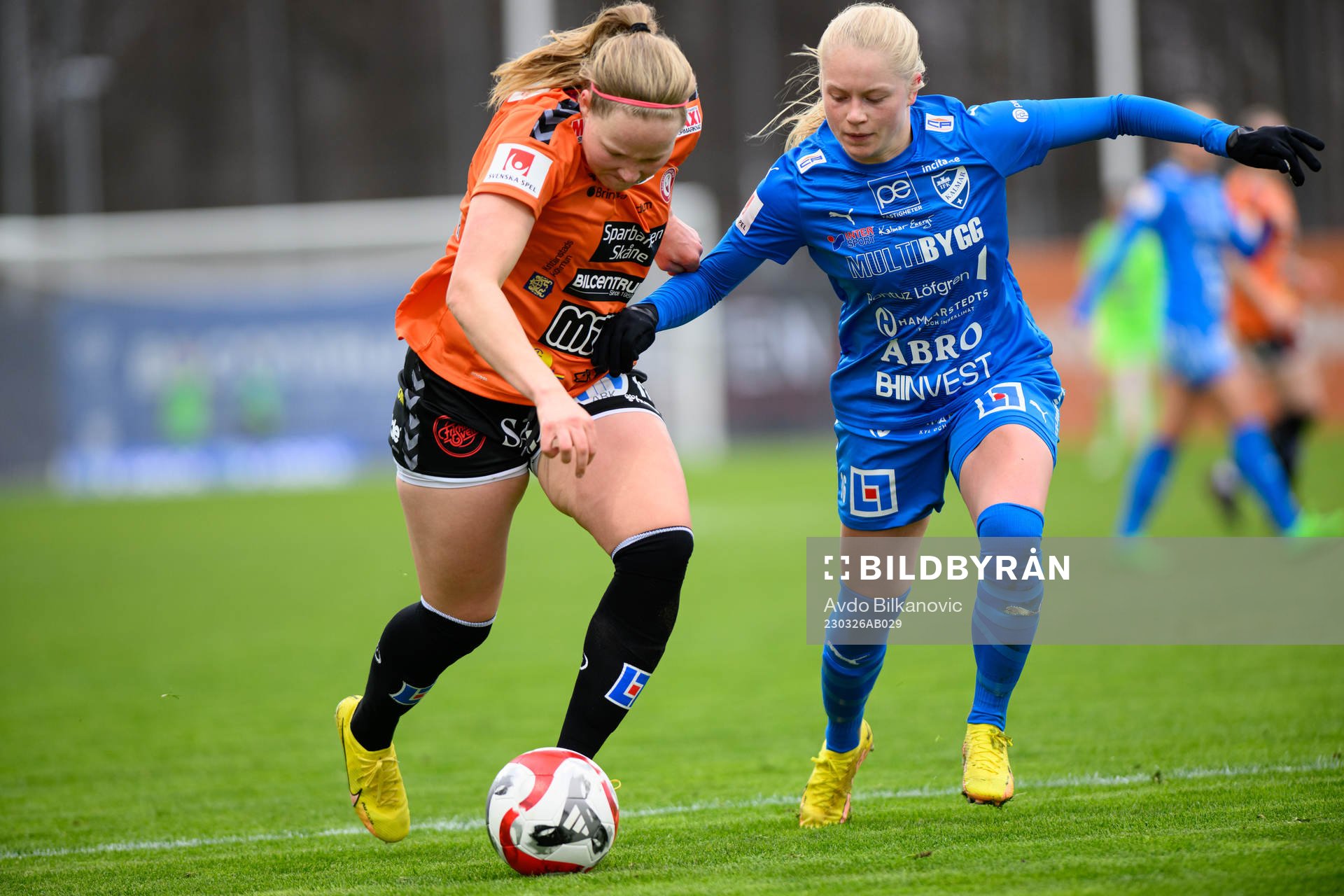 Kristianstads Hlin Eiriksdottir och Kalmars Charléne