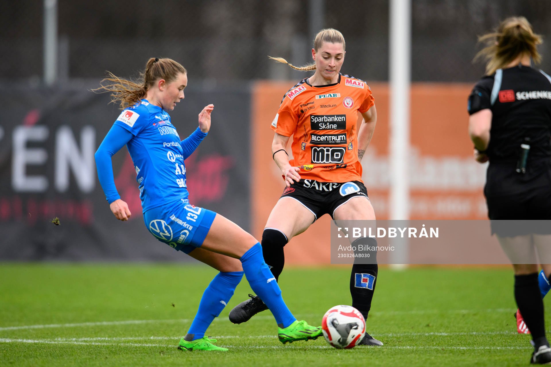 Kalmars Svea Rehnberg och Kristianstads Jordan Brewster