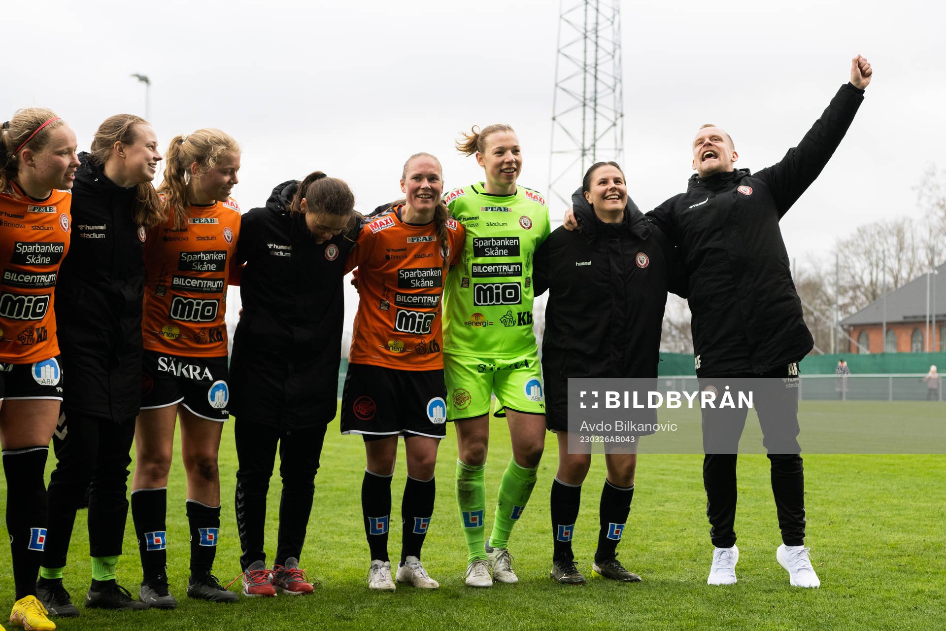 Kristianstads spelare jublar