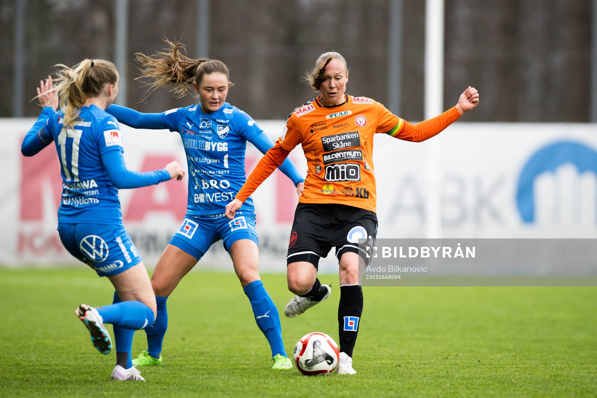 Kristianstads Therese Ivarsson och Kalmars Svea Rehnberg