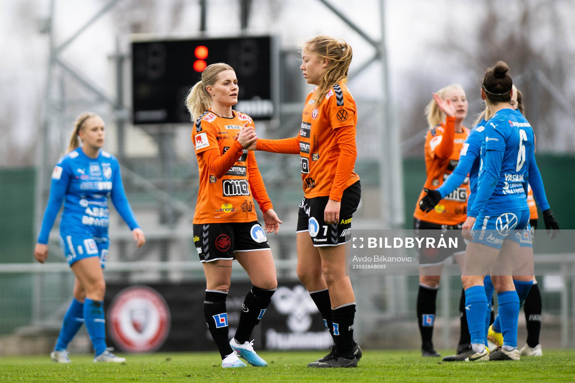 Kristianstads Carly Wickenheiser och Amanda Jacobsen