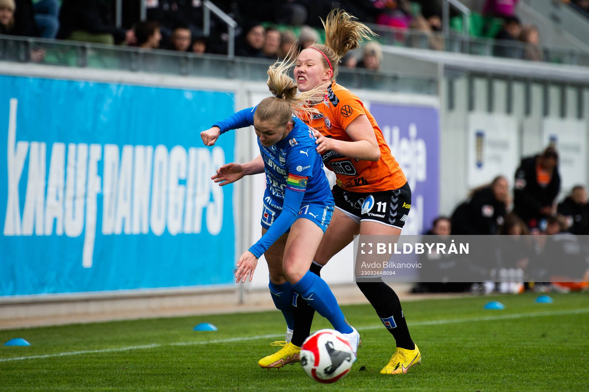 Kristianstads Hlin Eiriksdottir trycker bort Kalmars Amanda