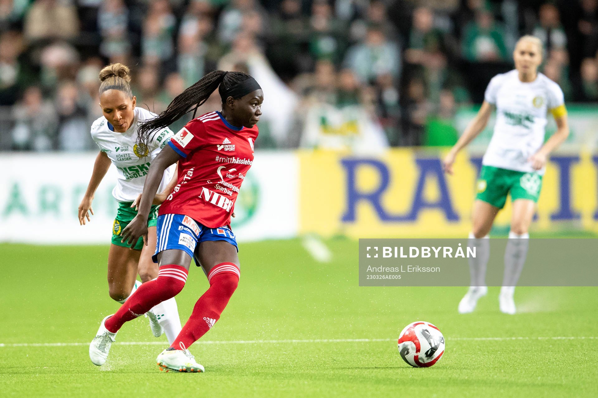 Hammarbys Madelen Janogy och Vittsjös Sura Yekka